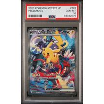 2023 Pokemon Japanese Wcs23-world Championships Yokohama Deck: Pikachu 001 Pikachu Ex PSA 10