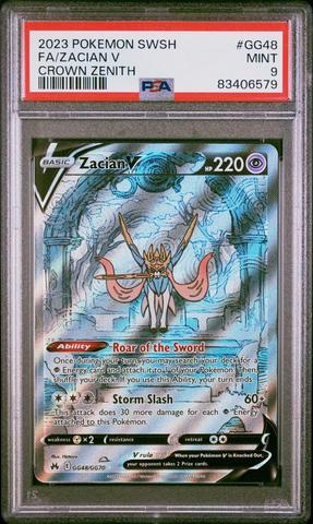 2023 Pokemon Sword And Shield Crown Zenith Gg48 Full Art/zacian V