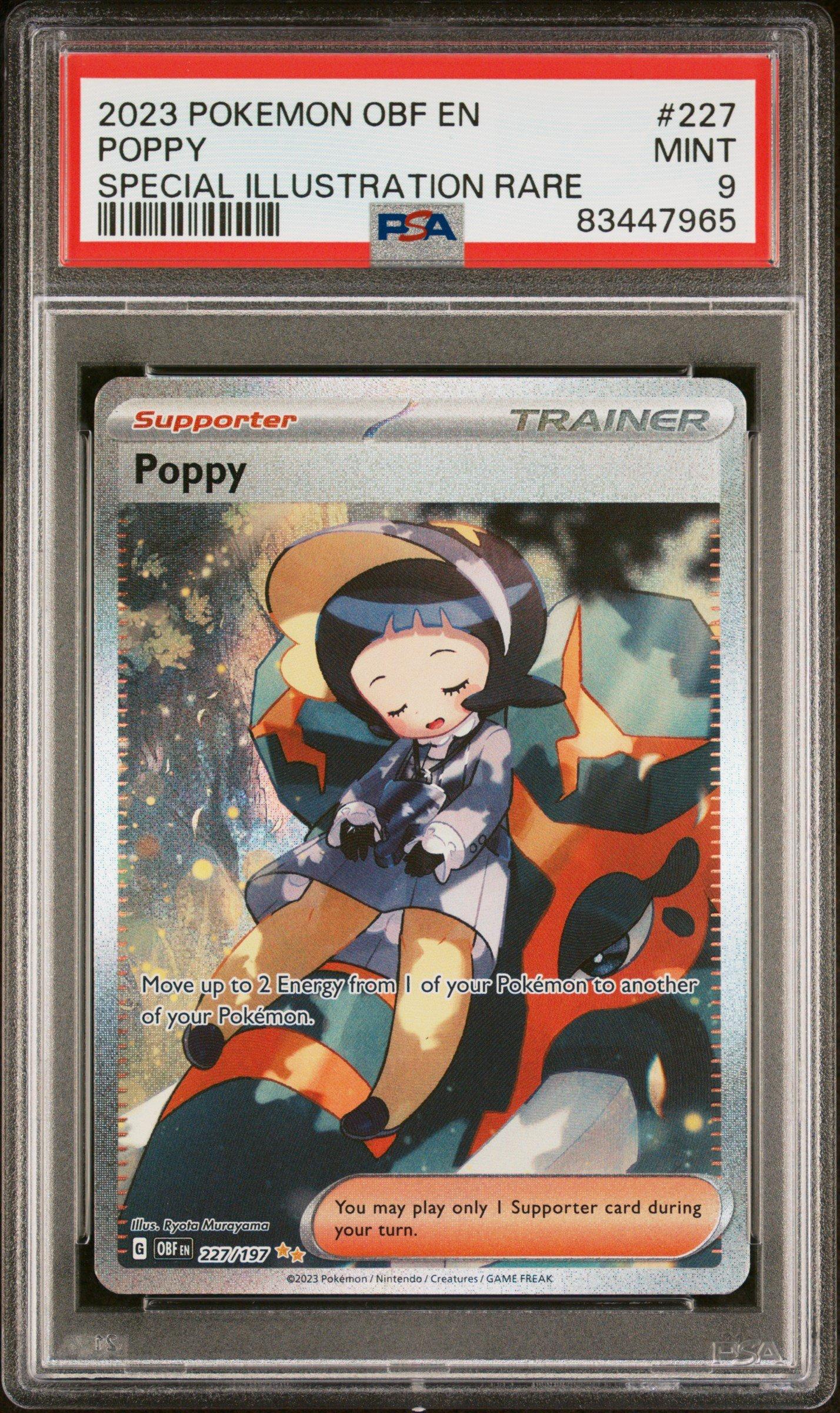 2023 Pokemon Obf En-obsidian Flames 227 Poppy Special Illustration