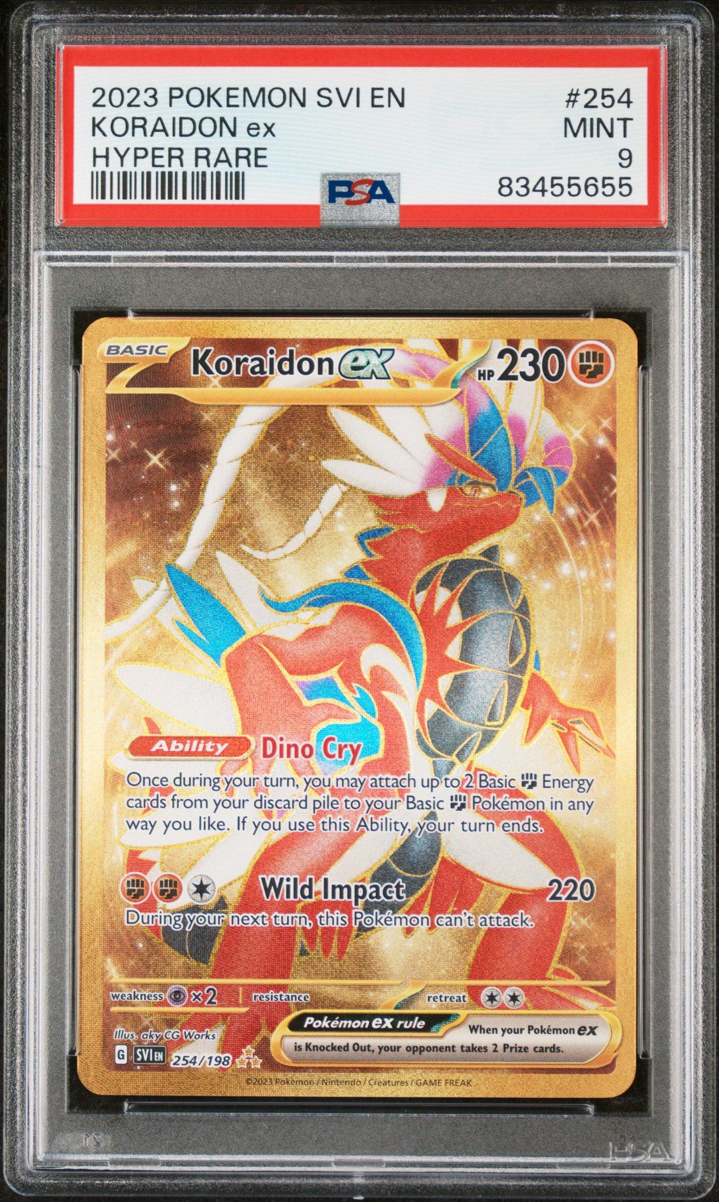 2023 Pokemon Svi En-scarlet & Violet 254 Koraidon Ex Hyper Rare