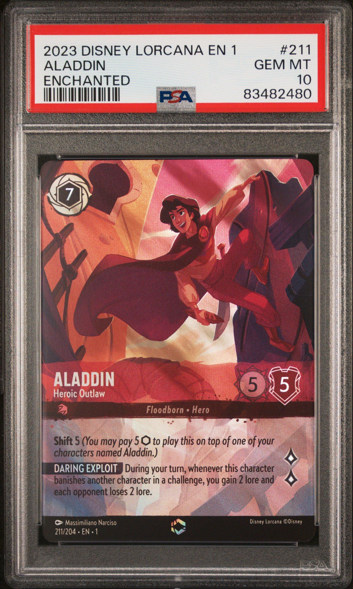 2023 Disney Lorcana En 1-the First Chapter 211 Aladdin - Heroic