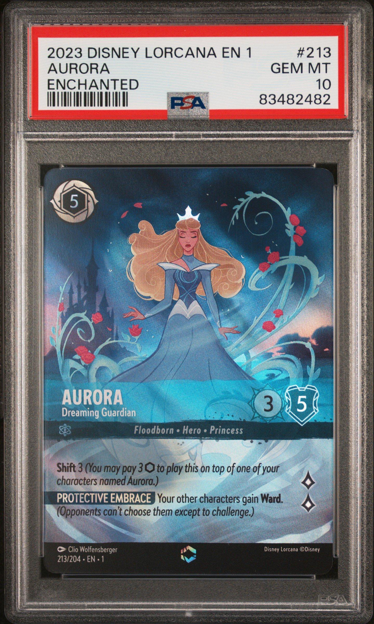 Disney Lorcana オーロラ PSA10 鑑定品 2023 Disney Lorcana En 1-the First Chapter 213 Aurora - Dreaming
