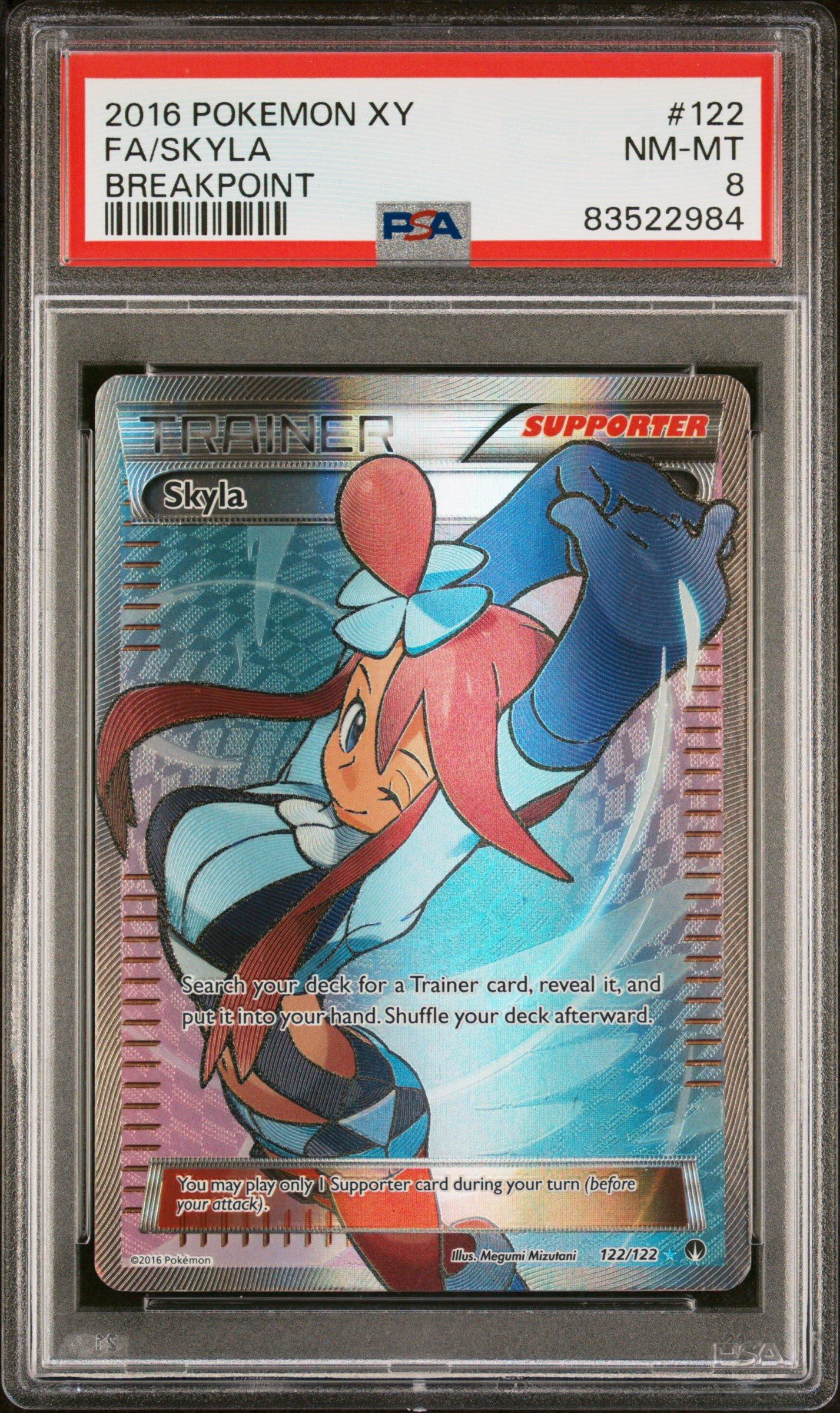 2016 Pokemon Xy Breakpoint 122 Full Art/skyla PSA 8 Graded Card | GameStop