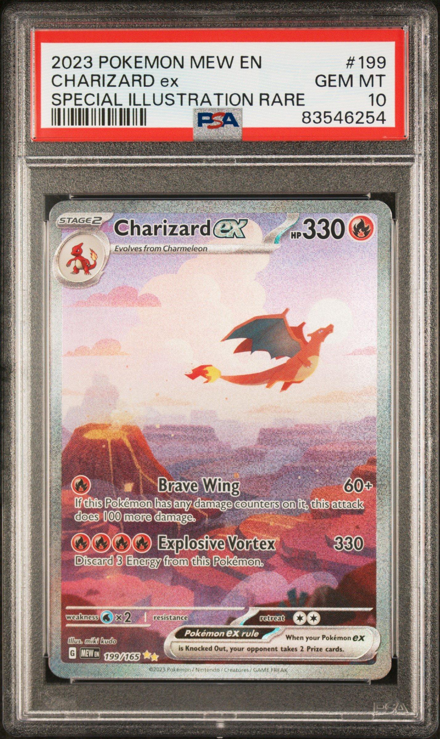 2023 Pokemon Mew En-151 199 Charizard Ex Special Illustration Rare