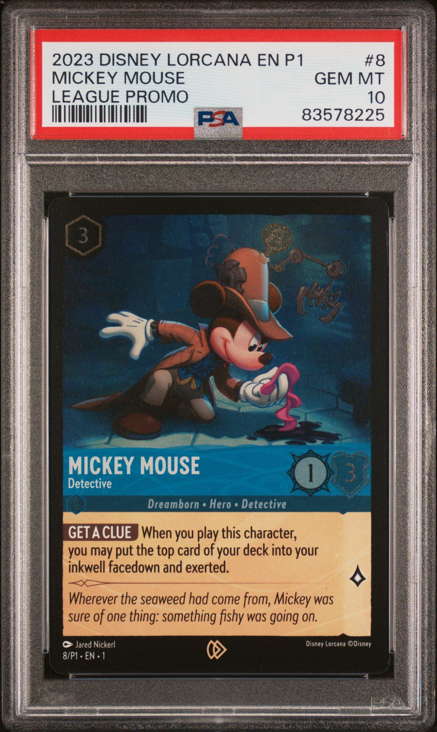 2023 Disney Lorcana En P1-promo 8 Mickey Mouse - Detective