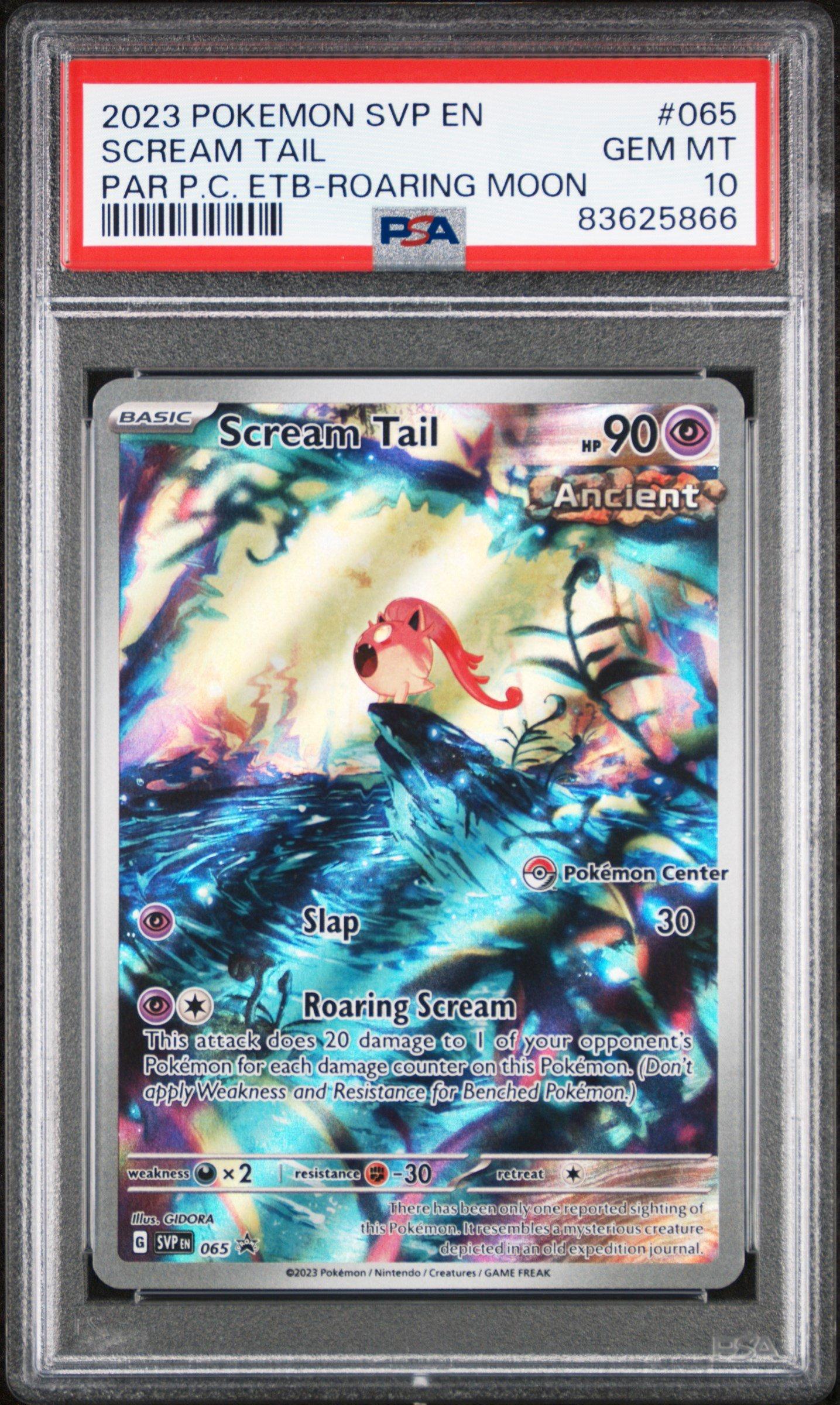 2023 Pokemon Svp En-sv Black Star Promo 065 Scream Tail Paradox
