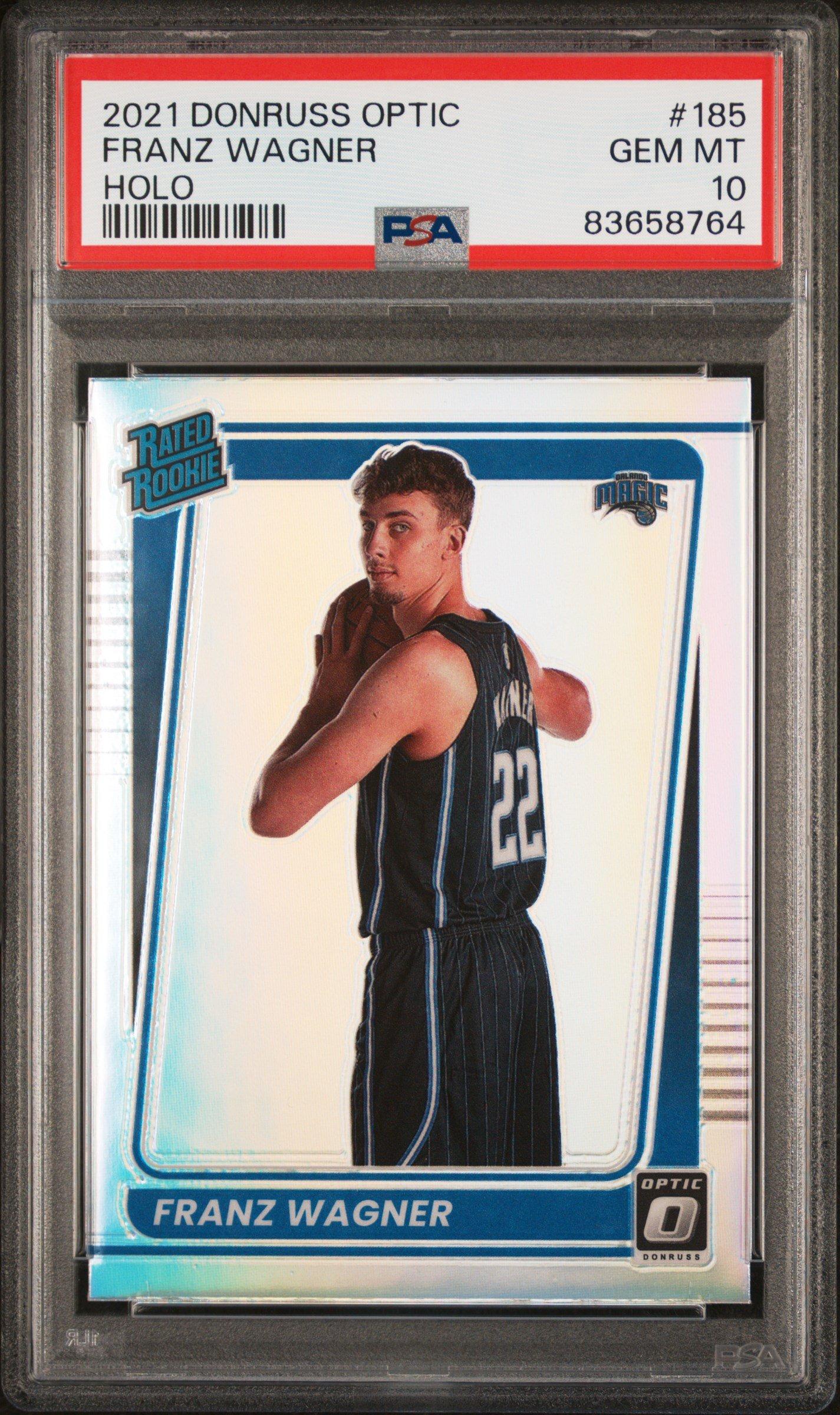 2021 Panini Donruss Optic 185 Franz Wagner Holo PSA 10