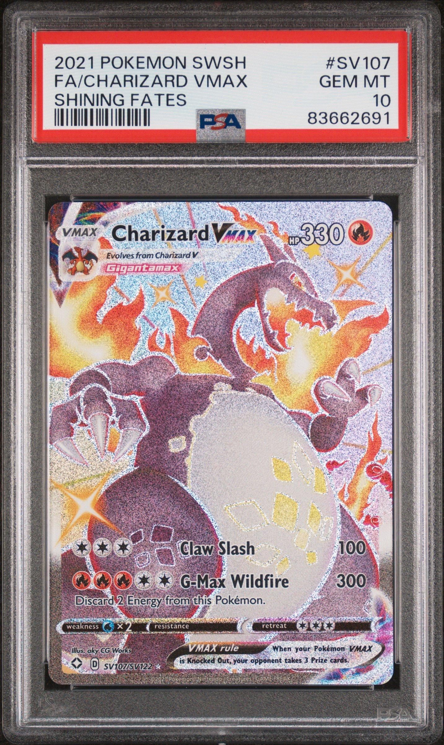 pokemon card game sword & shield starter set vmax charizard Japanese Celebrate the incredible history of the TCG hobby by adding this Charizard VMAX 2020 Pokemon Champions Path Secret Rare #74 PSA Authenticated 9 Card to your vault Pokemon Card Charizard VMAX sC