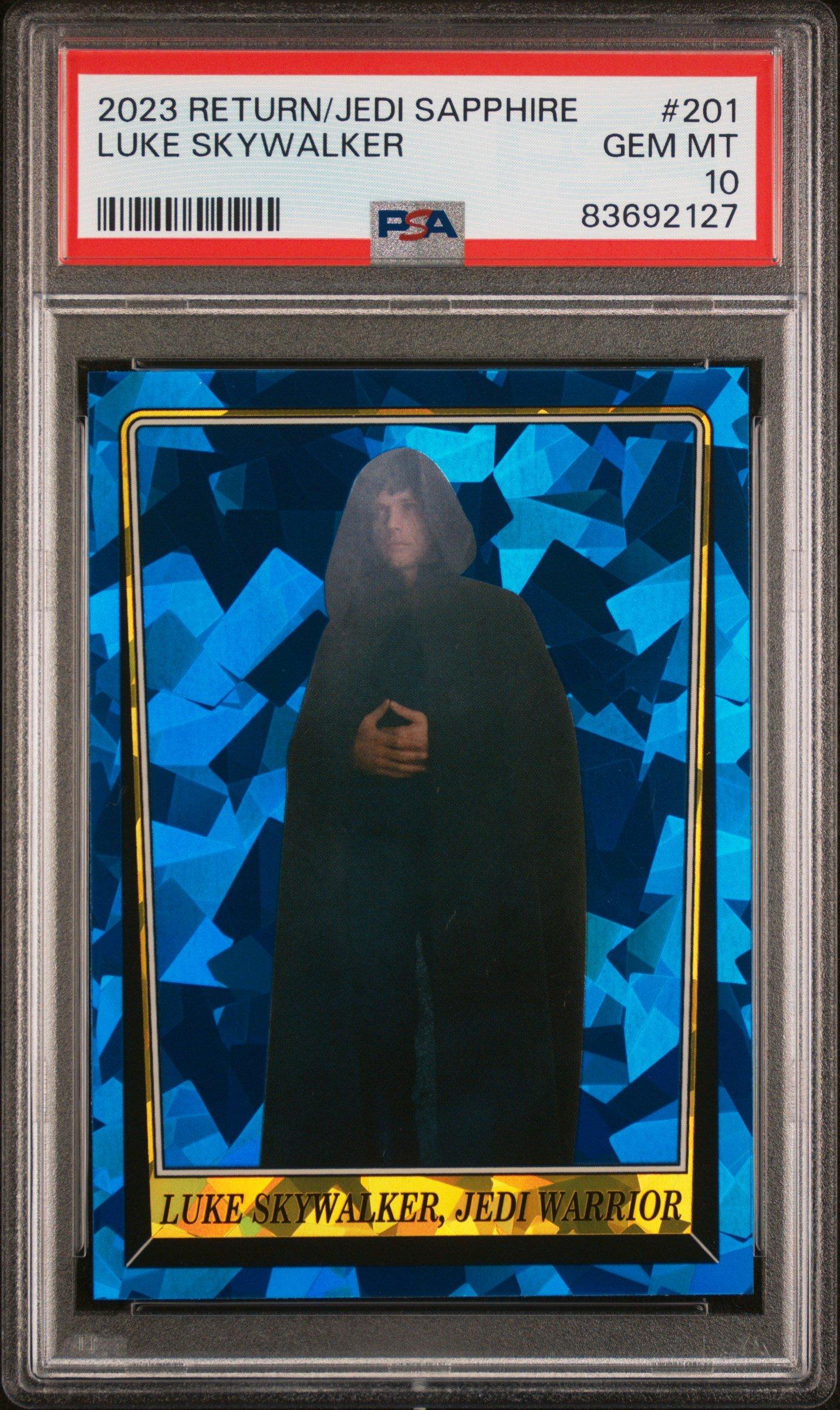 SP /25 ! PSA 9 2021 TOPPS LUKE SKYWALKER STAR WARS BATTLE