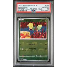 2023 Pokemon Japanese Sv2a-pokemon 151 069 Bellsprout Master Ball Reverse Holo PSA 10