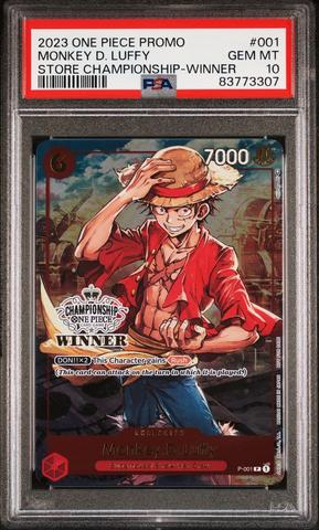 2023 One Piece Promos 001 Monkey D. Luffy Store Championship