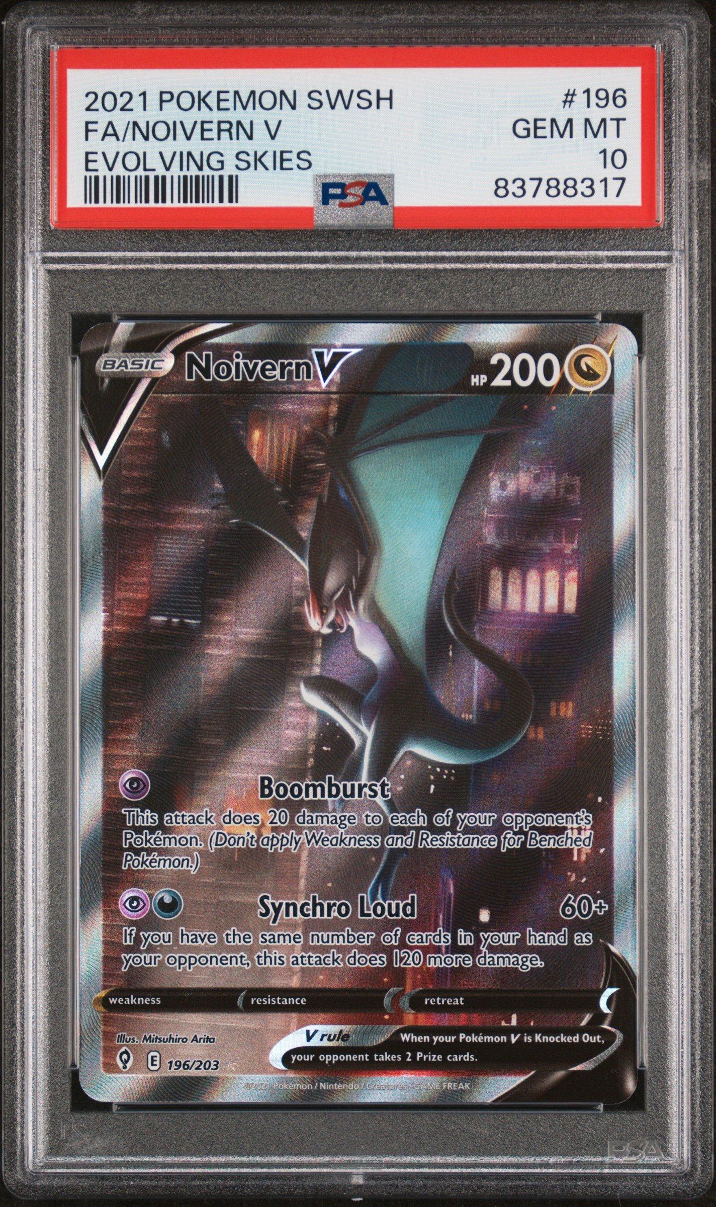 2021 Pokemon Sword & Shield Evolving Skies 196 Full Art
