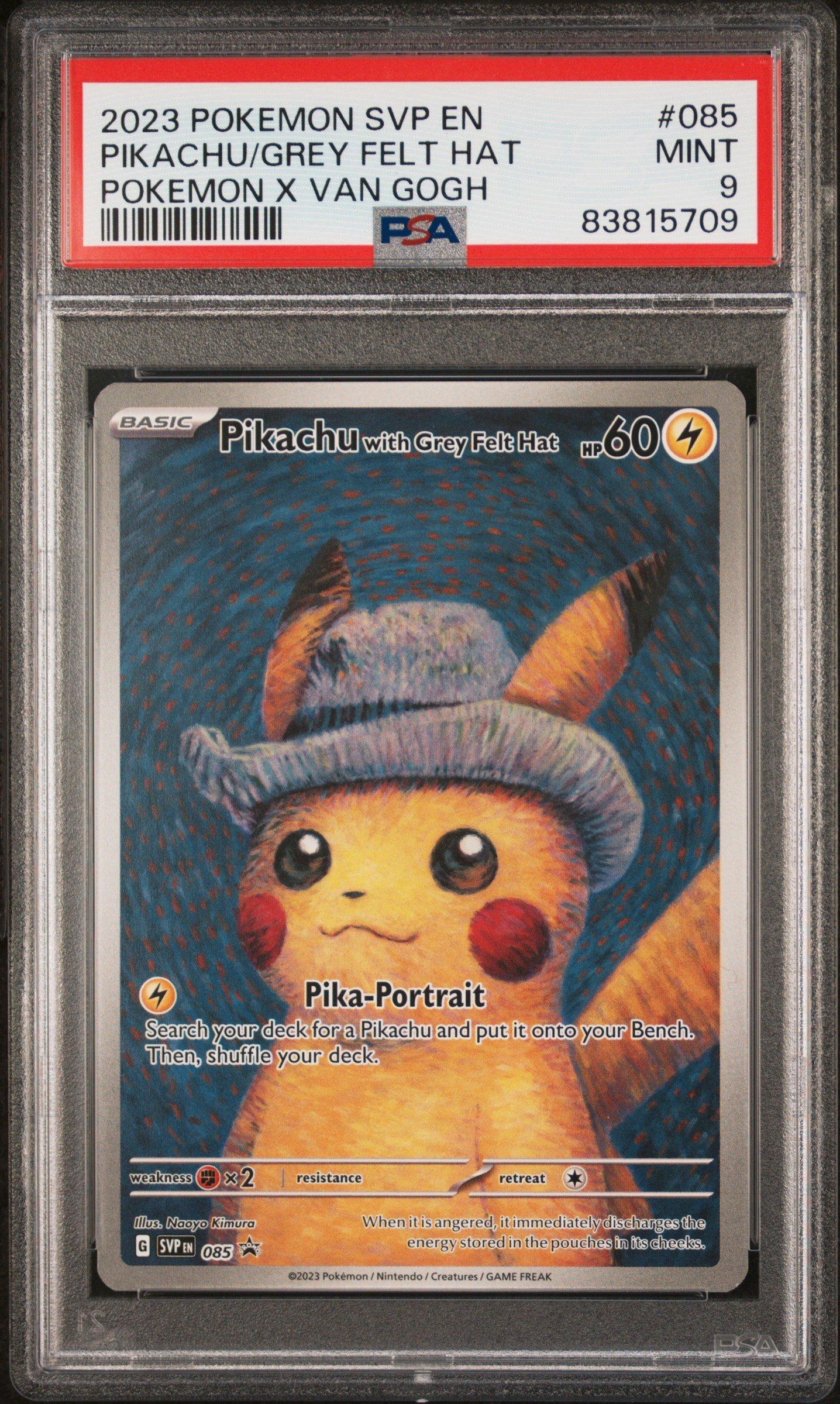 2023 ピカチュウ with Grey Felt Hat #085 2023 Pokemon Svp En-sv Black Star Promo 085 Pikachu/grey