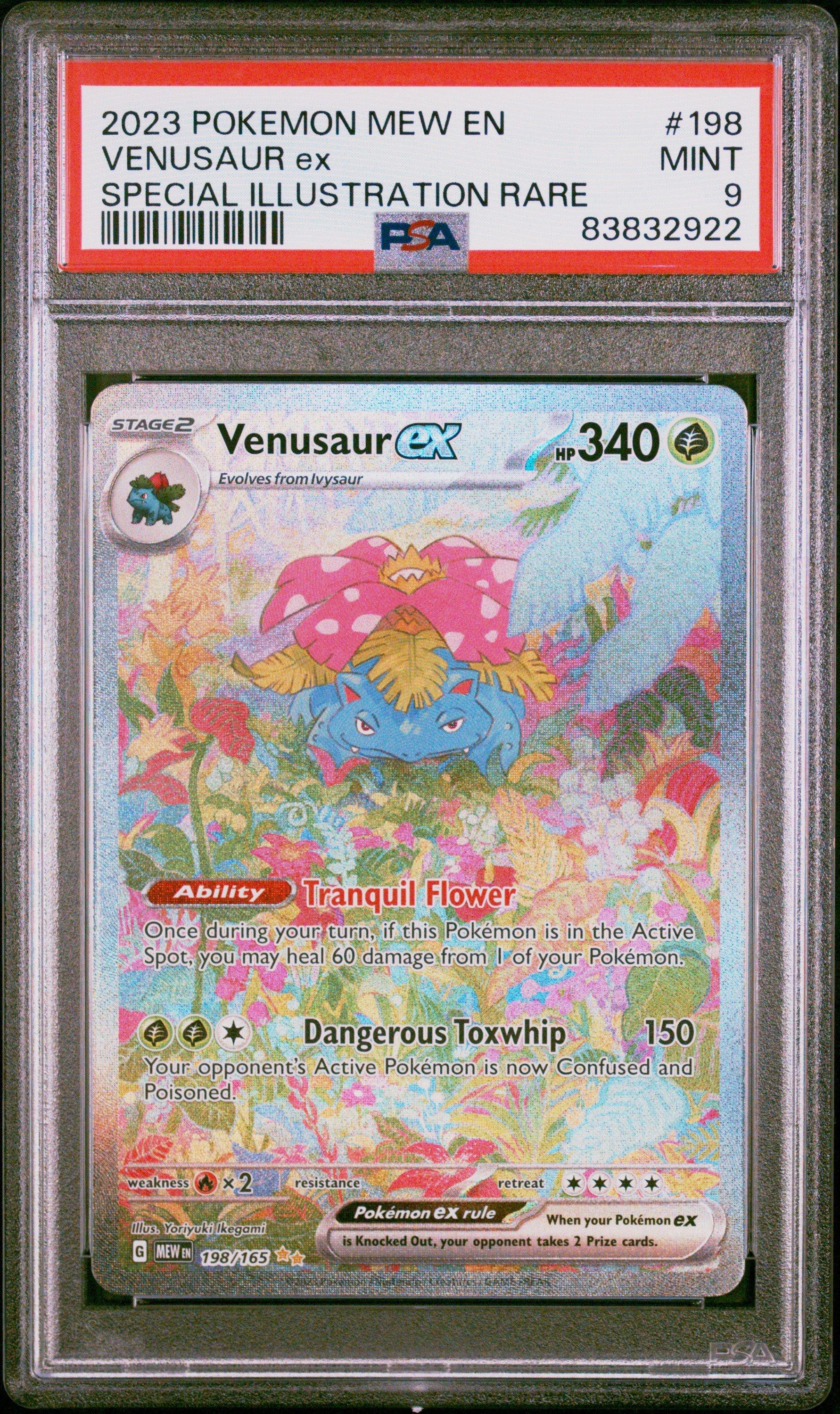 2023 Pokemon Mew En-151 198 Venusaur Ex Special Illustration Rare