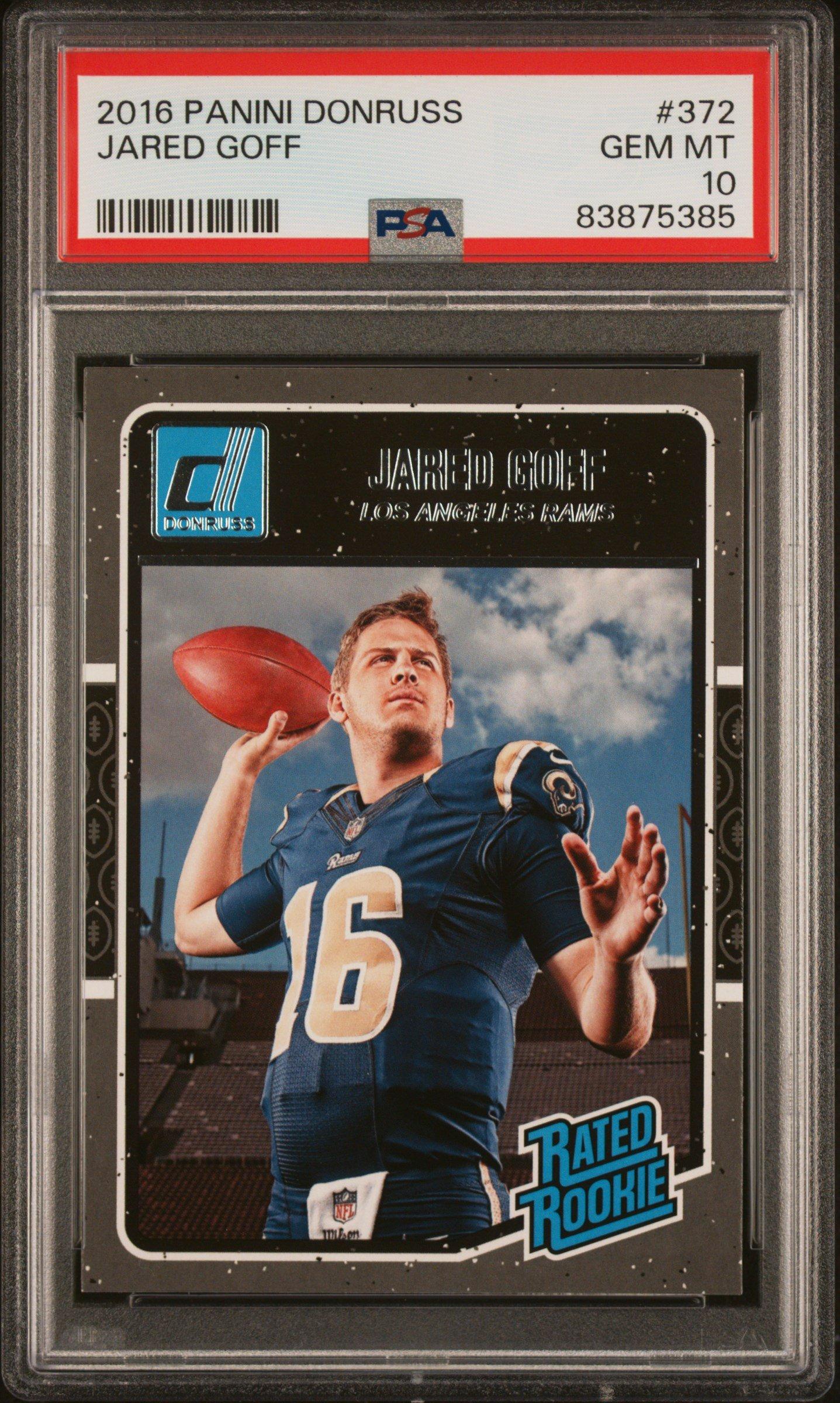 2016 Panini Donruss 372 Jared Goff PSA 10