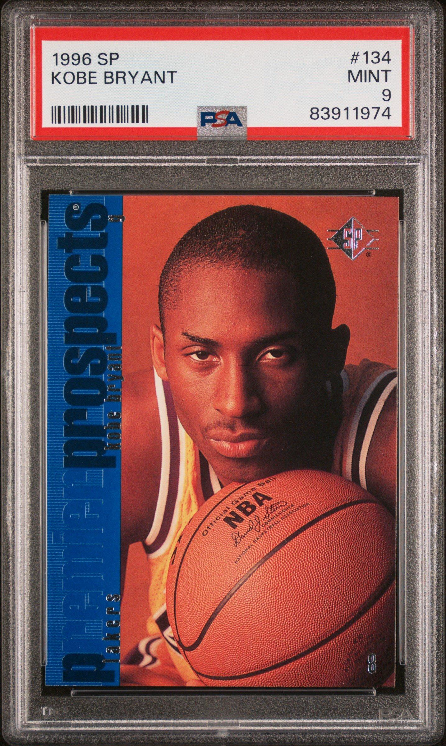 1996 Sp 134 Kobe Bryant PSA 9 GameStop