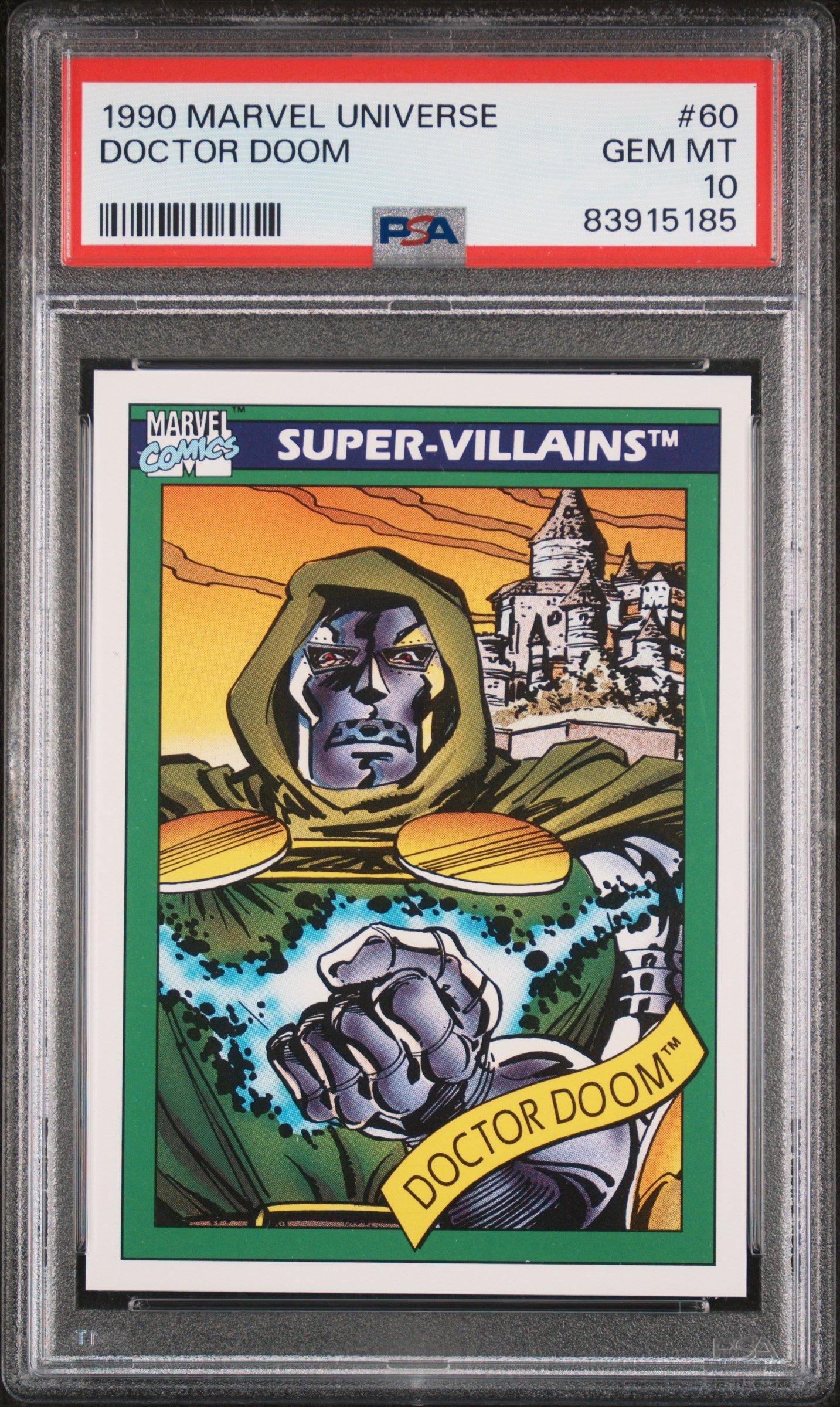 1990 Marvel Universe 60 Doctor Doom PSA 10