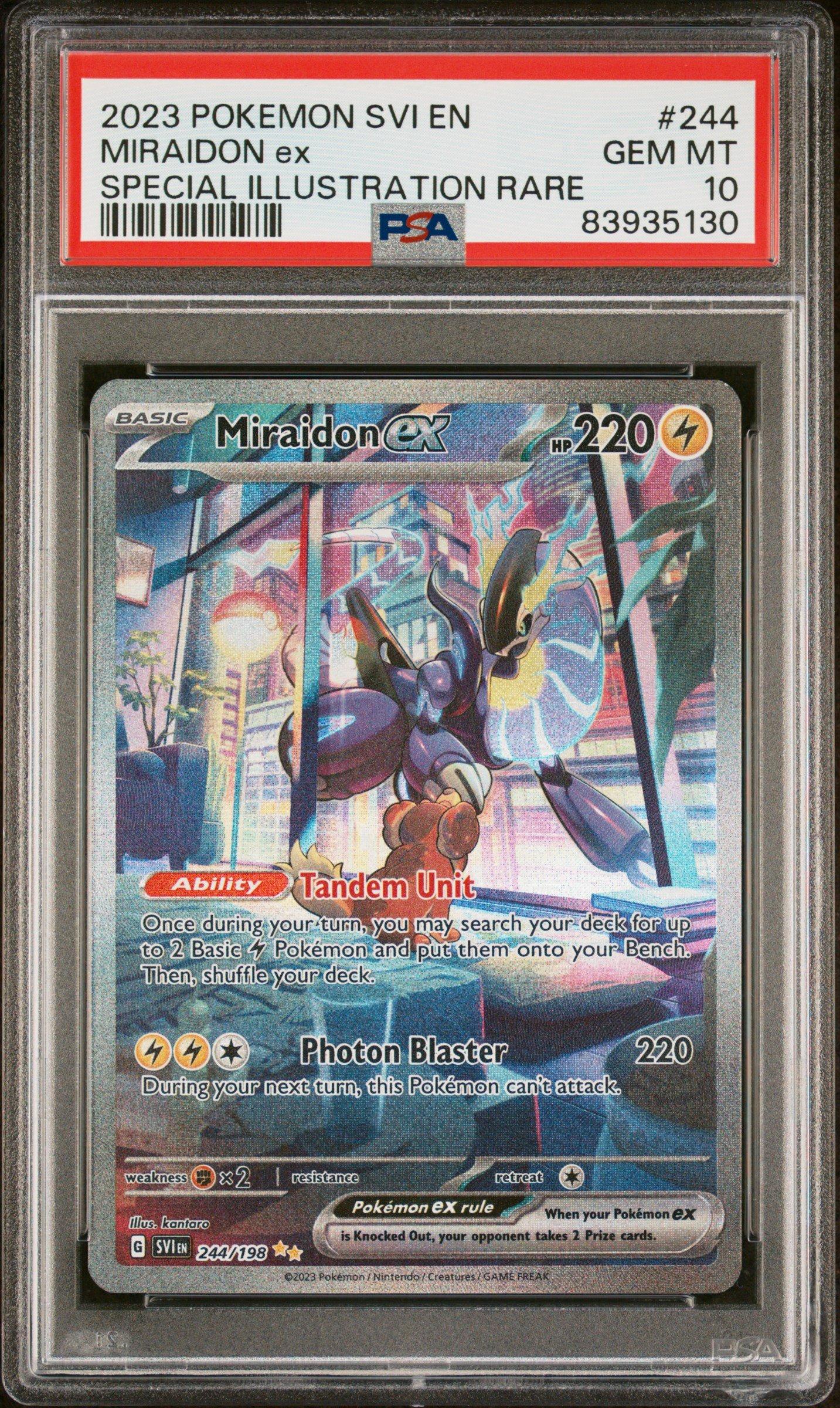 2023 Pokemon Svi En-scarlet & Violet 244 Miraidon Ex Special