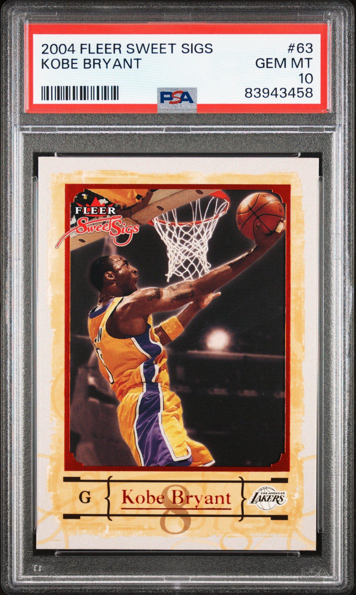 2004 Fleer Sweet Sigs 63 Kobe Bryant PSA 10 Graded Card | GameStop