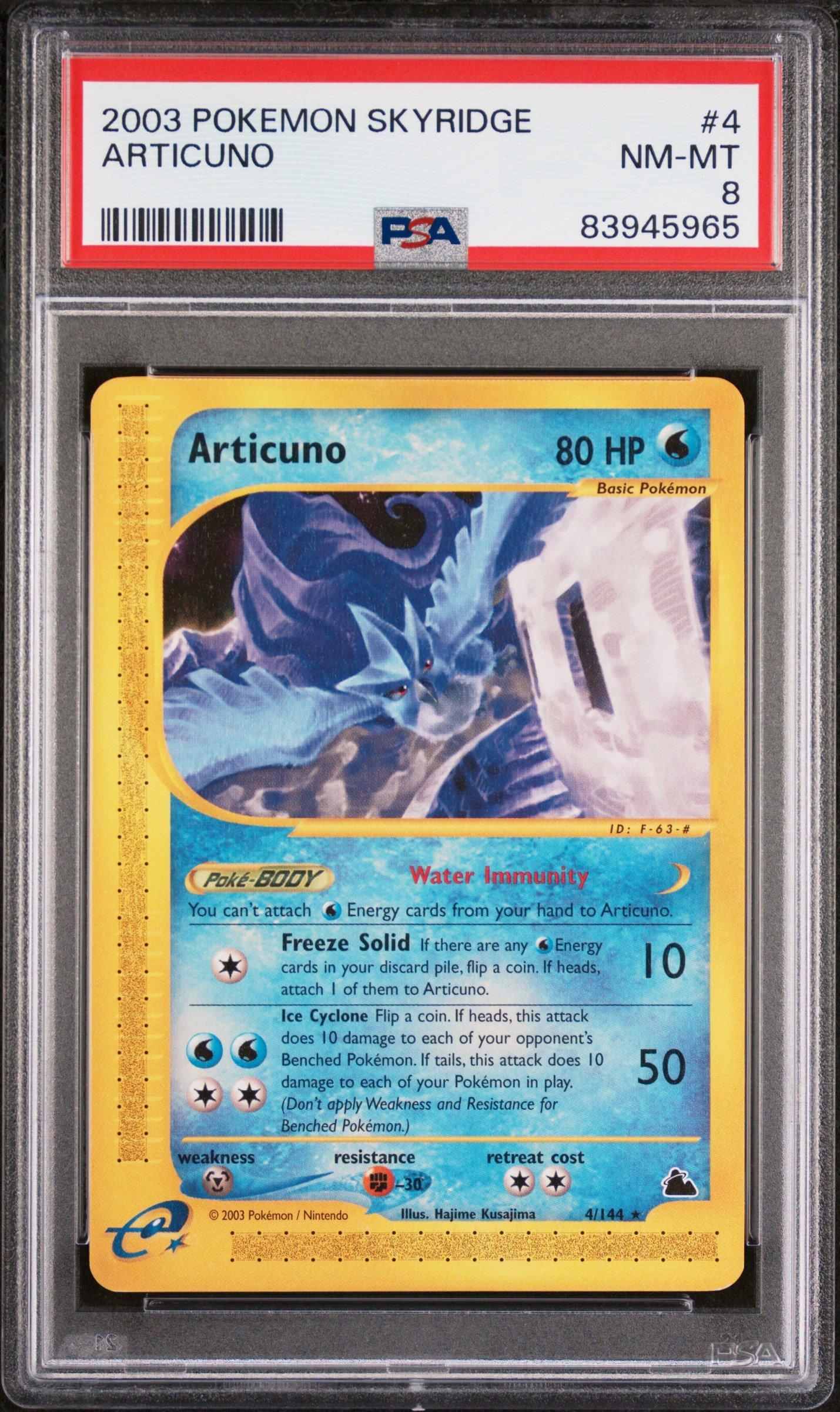2003 Pokemon Skyridge 4 Articuno PSA