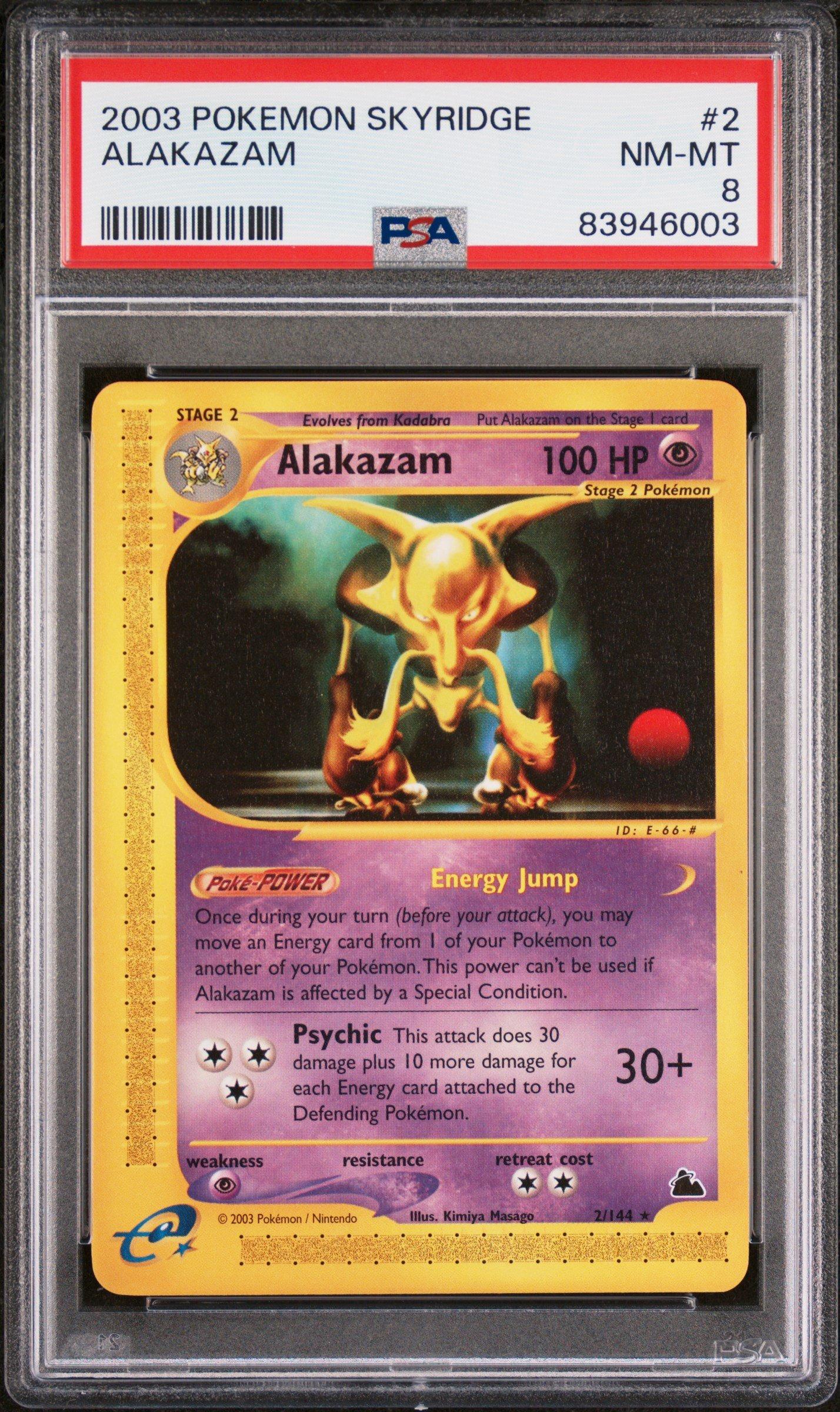 2003 Pokemon Skyridge 2 Alakazam PSA 8 Graded Card | GameStop