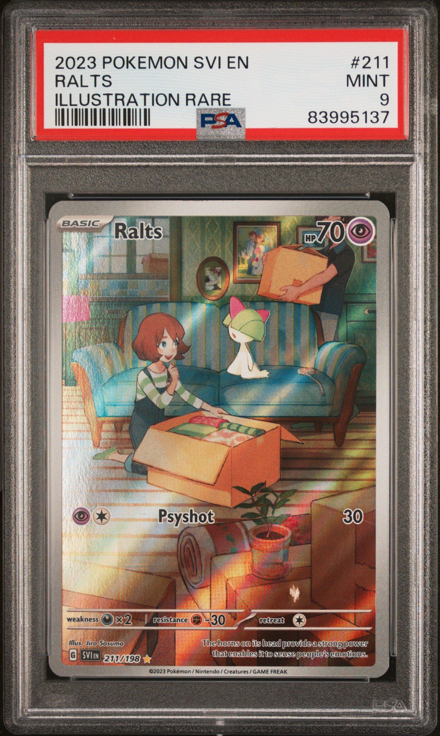 2023 Pokemon Svi En-scarlet & Violet 211 Ralts PSA 9