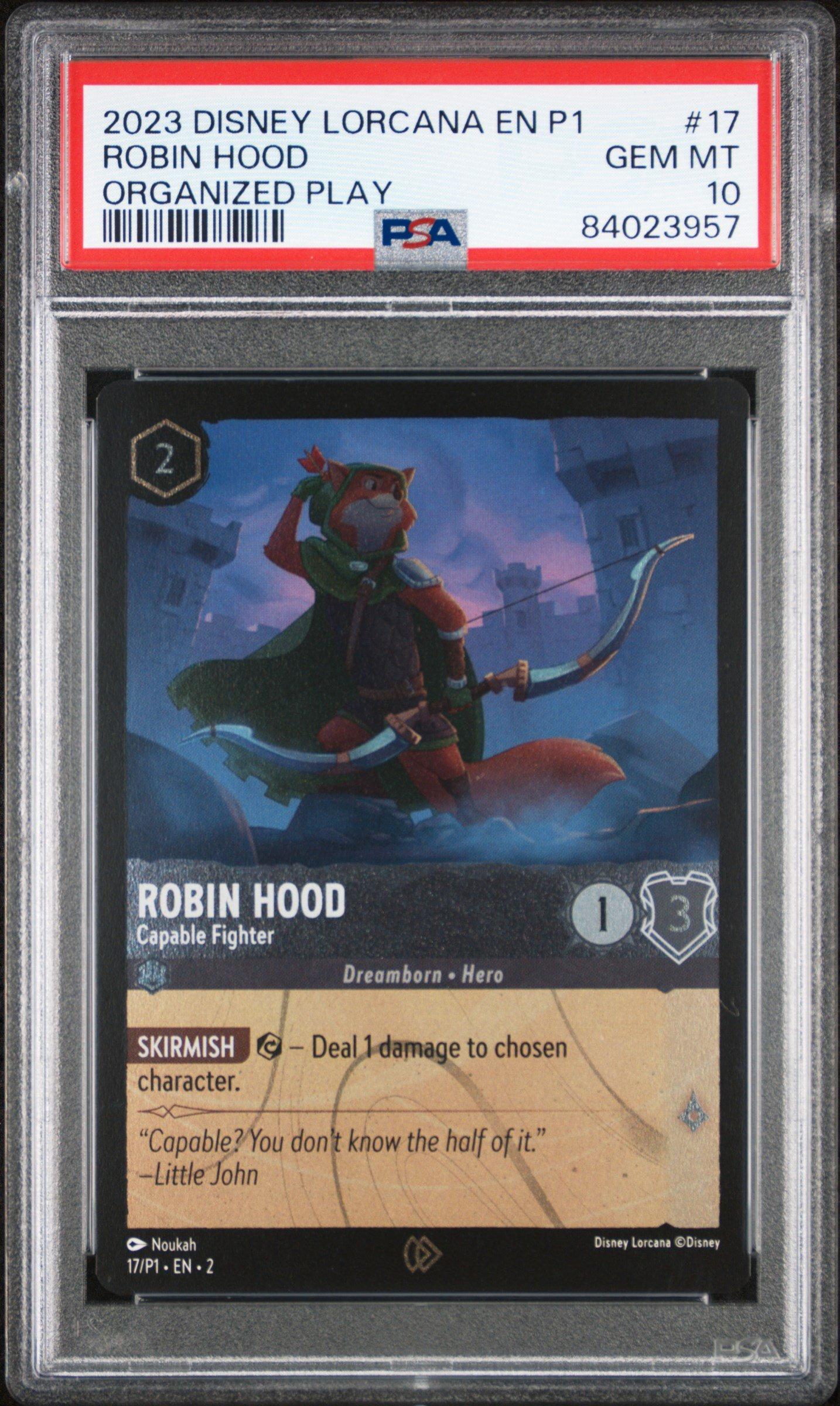 2023 Disney Lorcana En P1-promo 17 Robin Hood