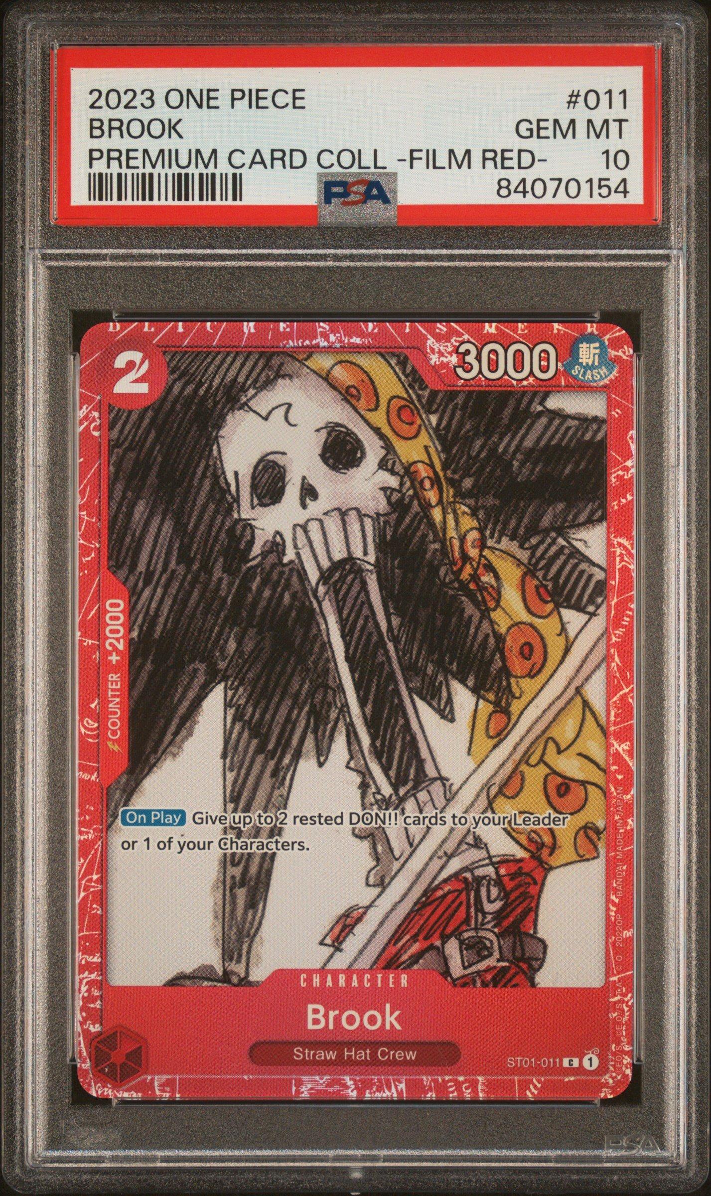 2023 One Piece Premium Card Collection one Piece Film Red 011 Brook