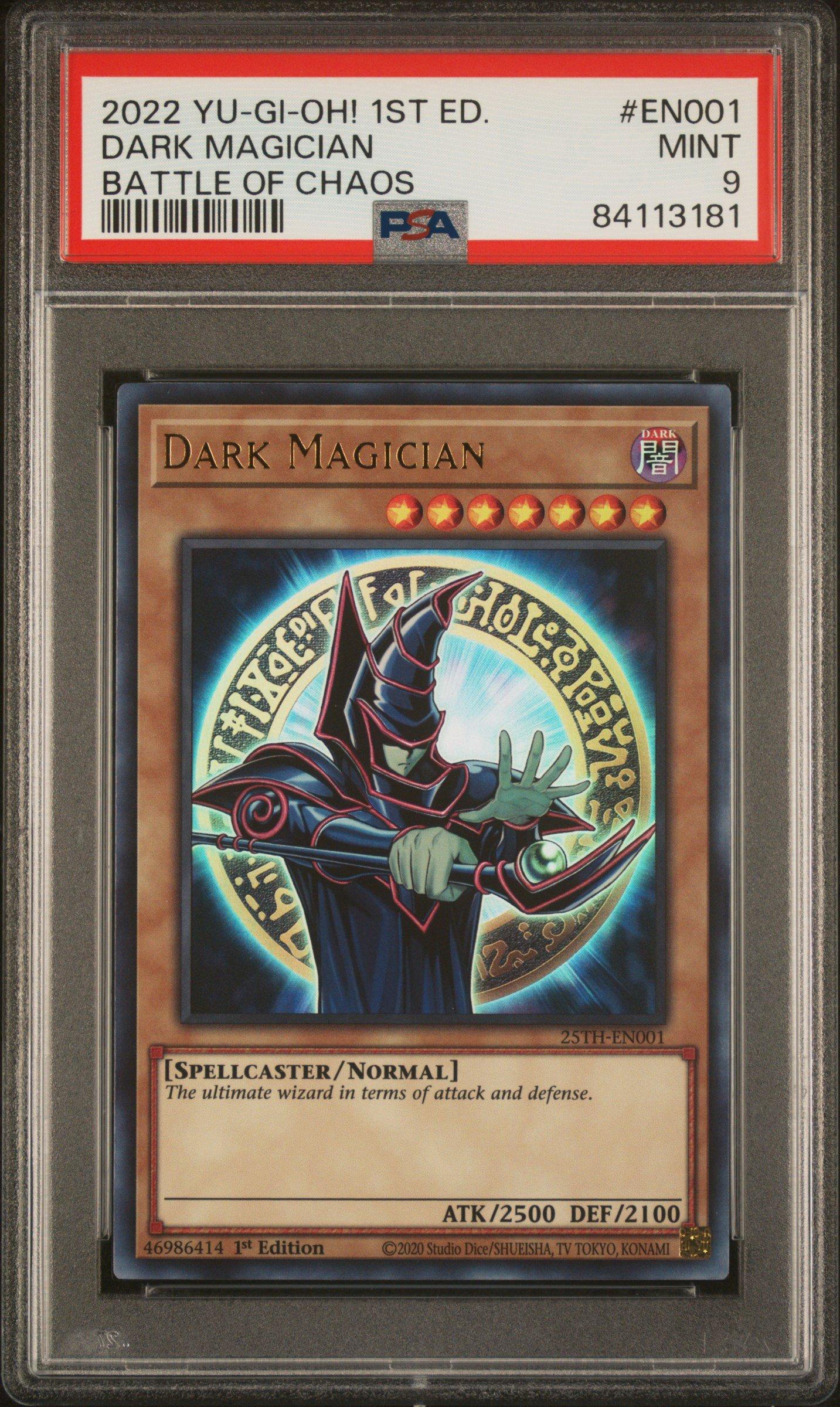 2022 Yu-gi-oh! Bach-battle Of Chaos En001 Dark Magician 1st