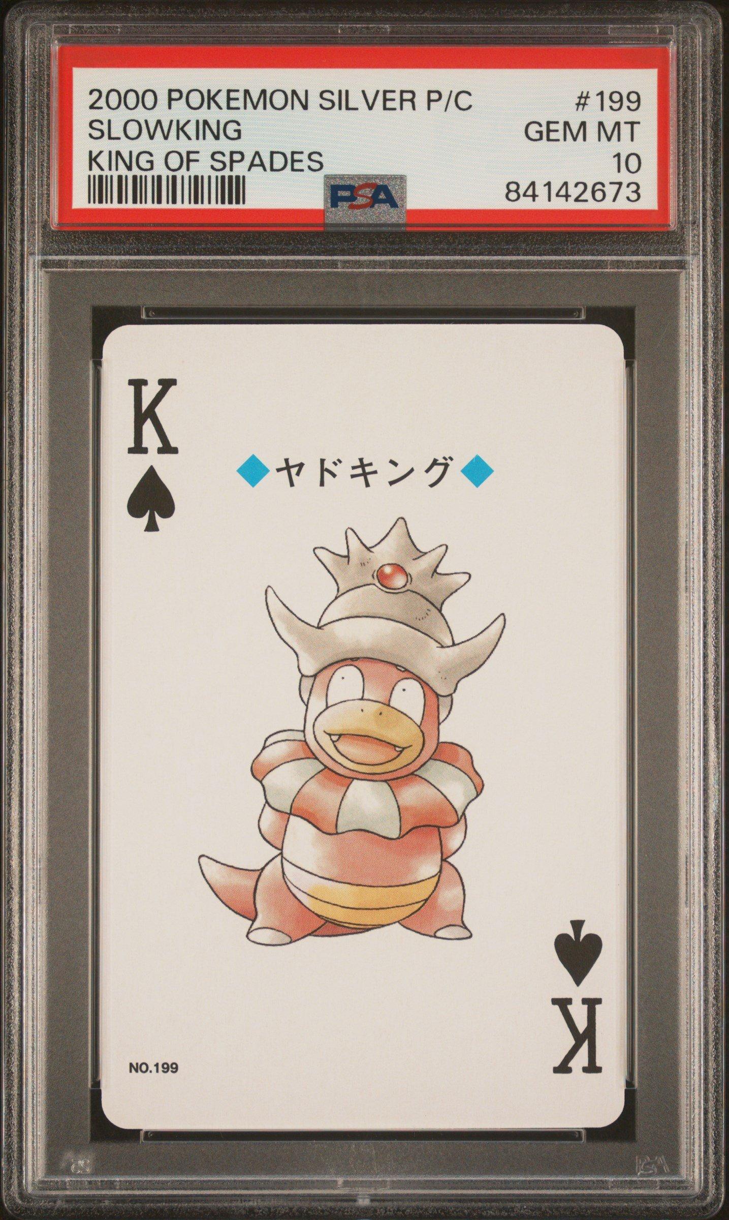 2000 Pokemon Silver Version Playing Cards 199 Slowking King Of
