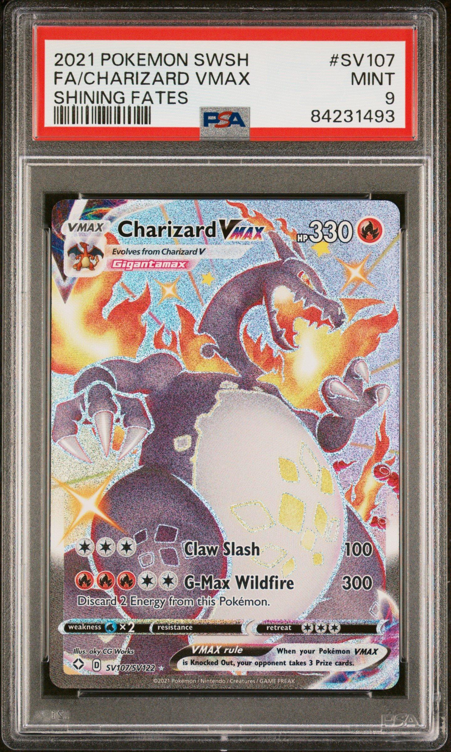 Charizard Vmax PSA 9 020/189 Darkness Ablaze Pokemon | eBay