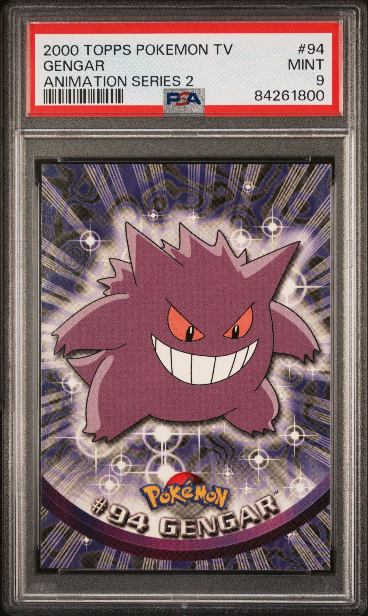 2000 Topps Pokemon Tv Animation Series 2 94 Gengar PSA 9 Graded Card |  GameStop