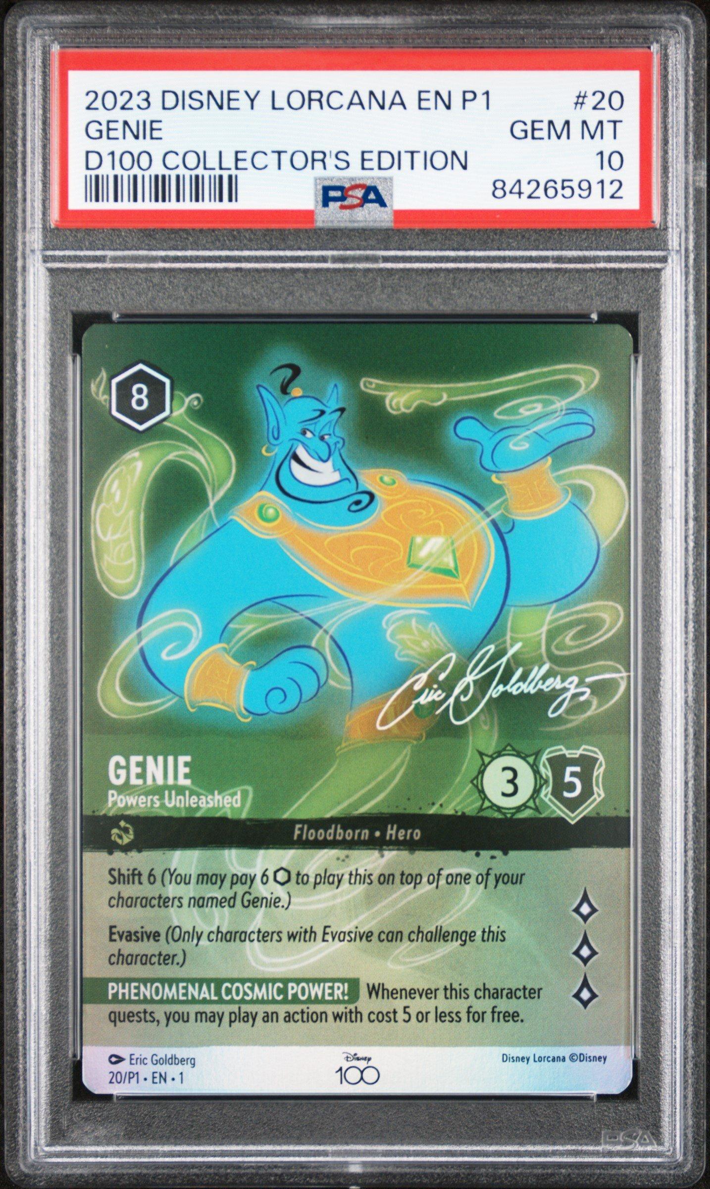 2023 Disney Lorcana En P1-promo 20 Genie