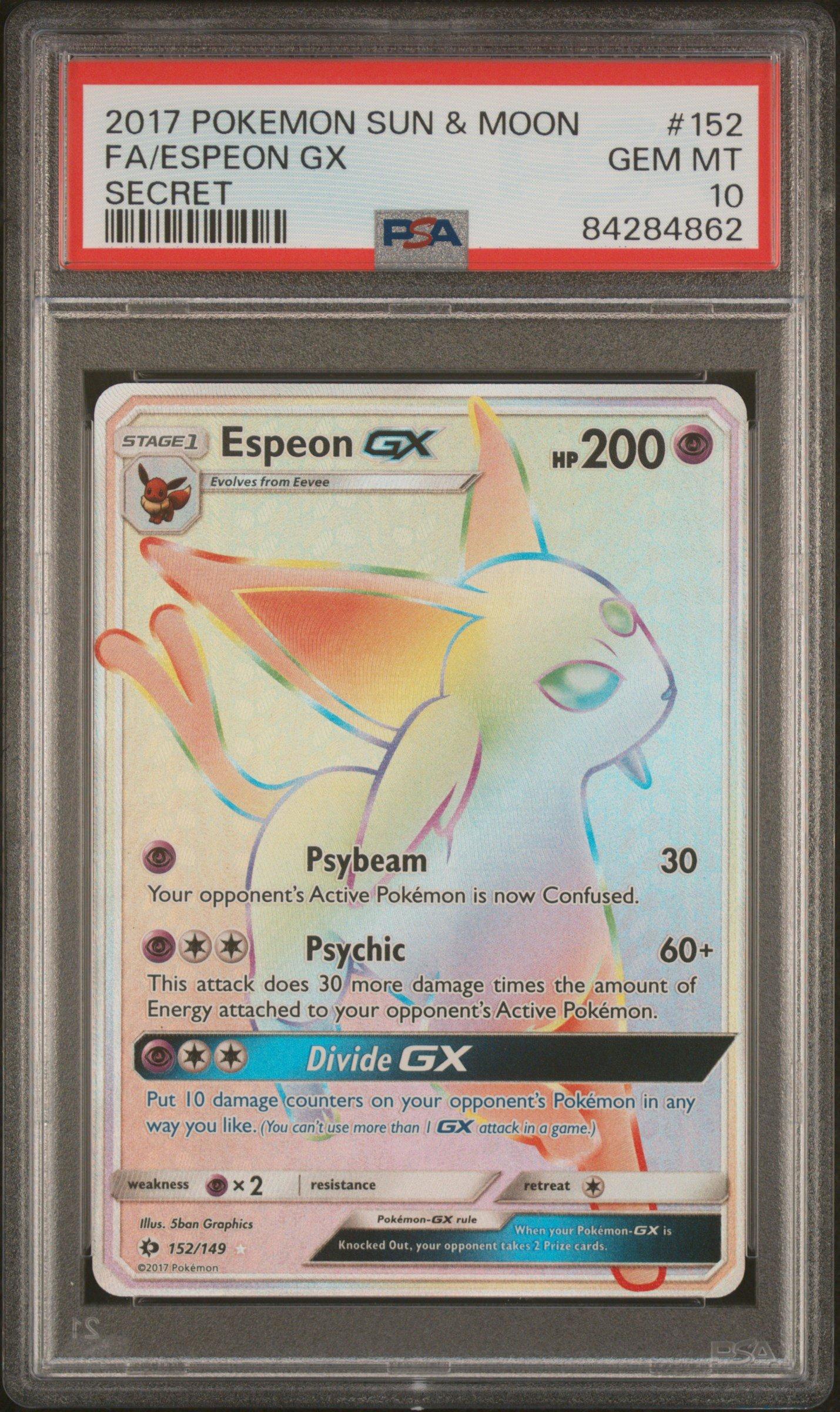 secret rare pokemon cards sun and moon 153/149 Lunala Gx main image 1