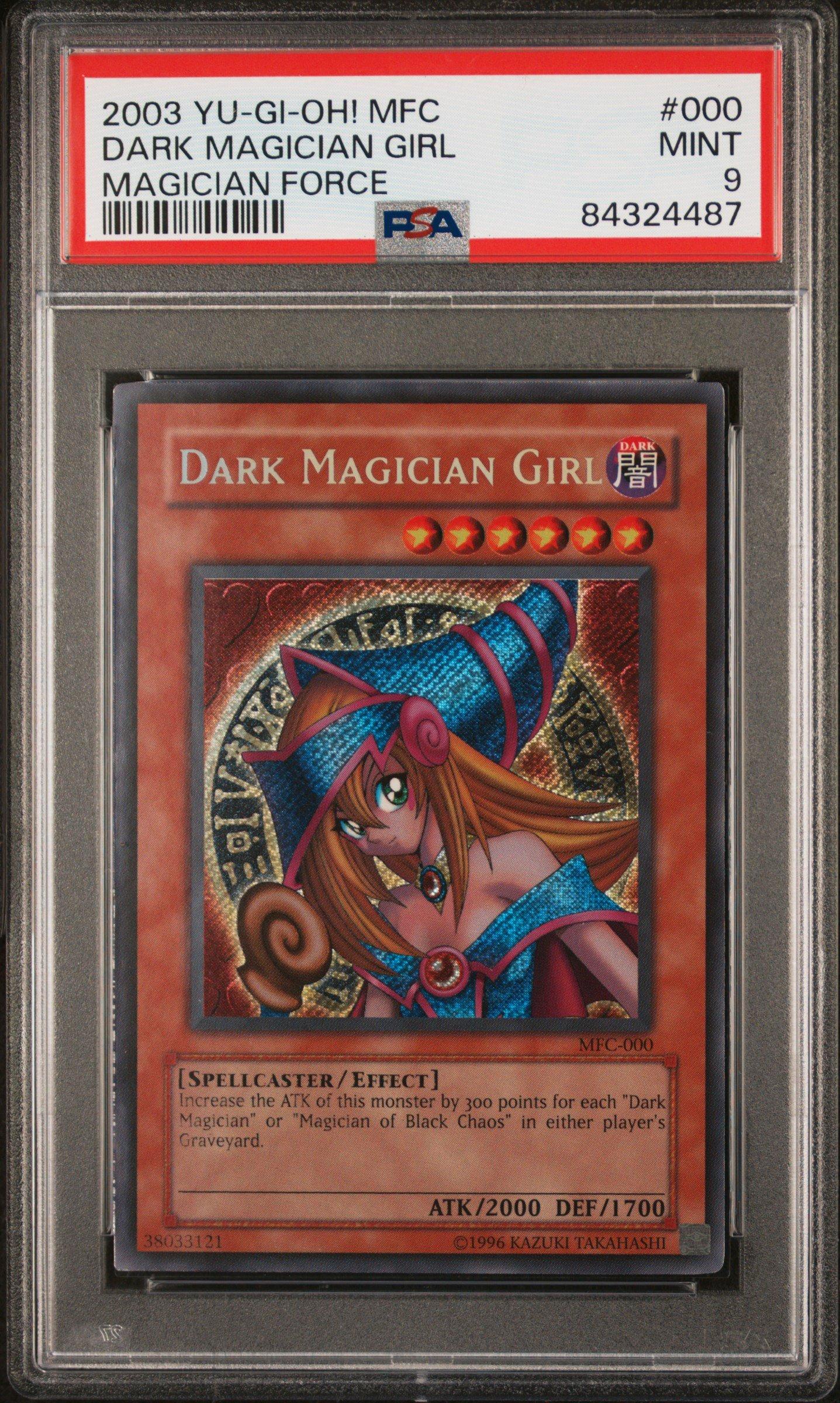 2003 Yu-gi-oh! Mfc-magician's Force 000 Dark Magician Girl PSA 9