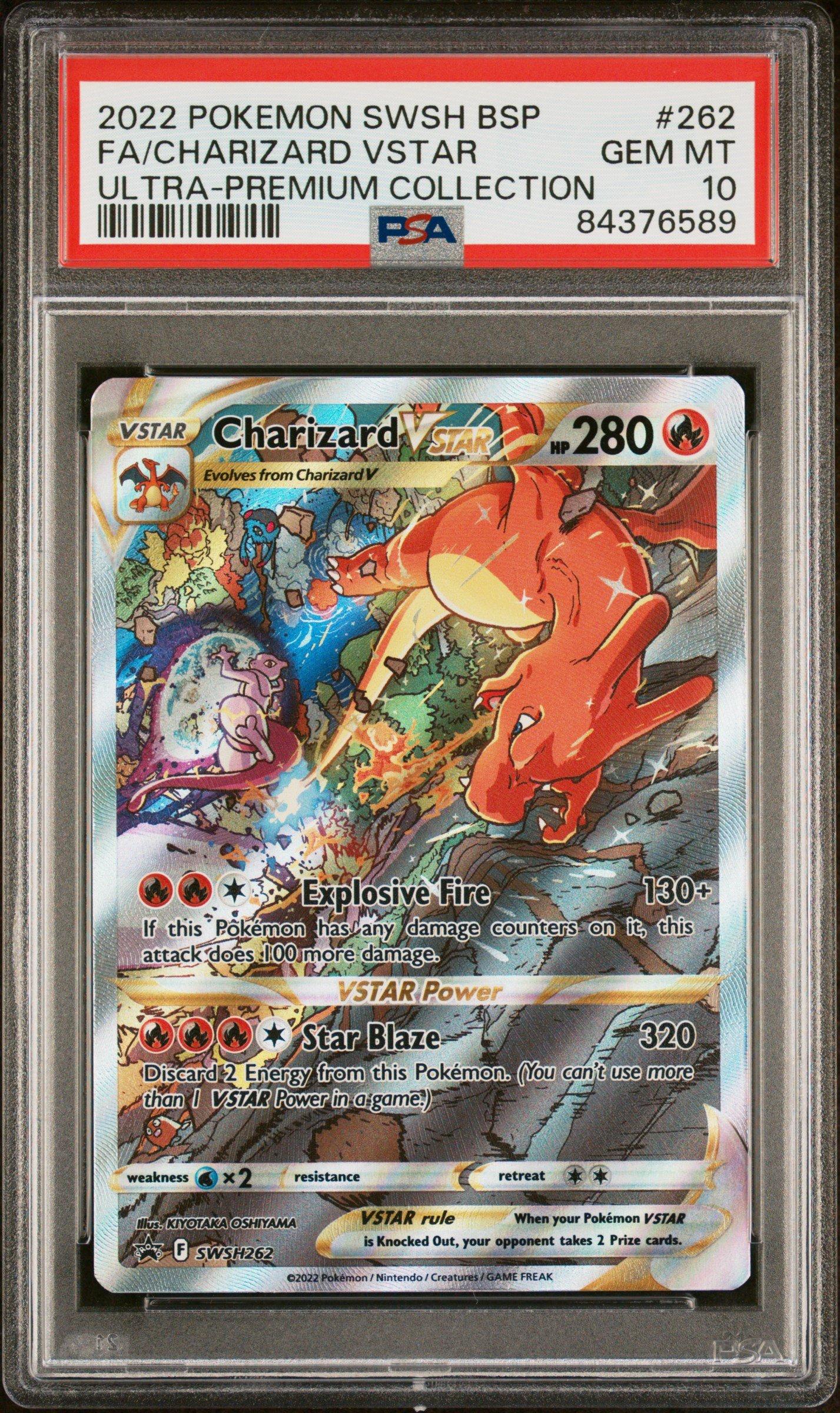 2022 Pokemon Swsh Black Star Promo 262 Full Art/charizard Vstar