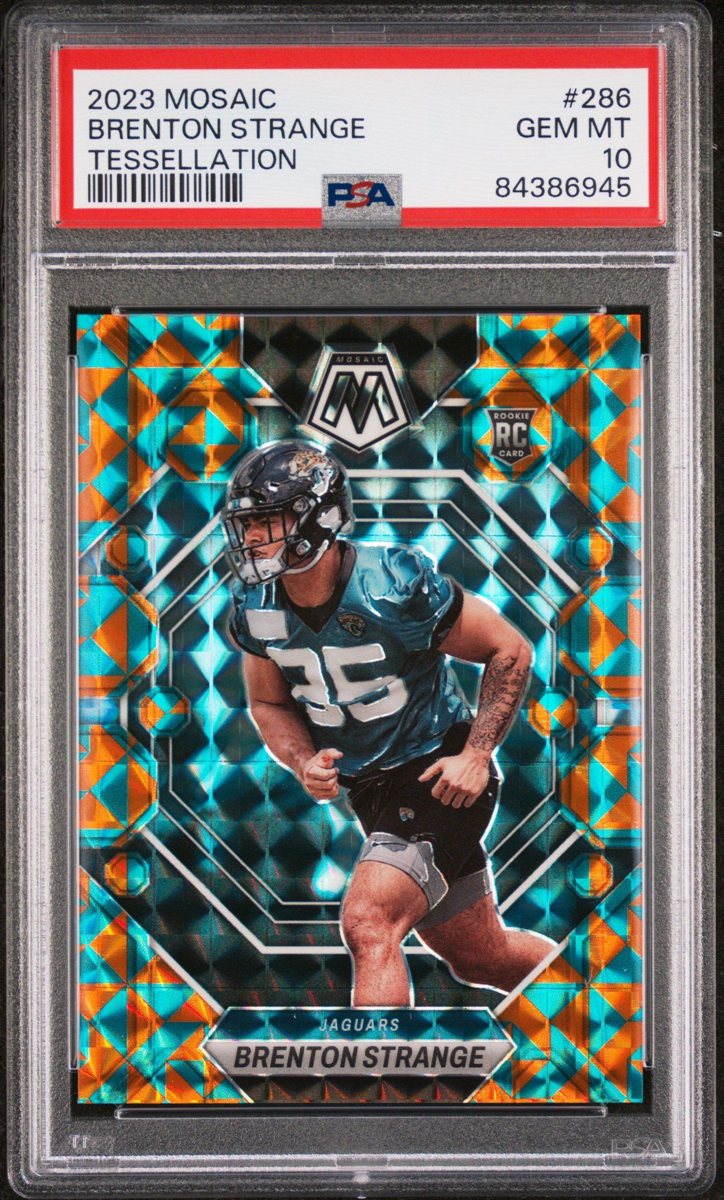 2023 Panini Mosaic 286 Brenton Strange Tessellation PSA 10