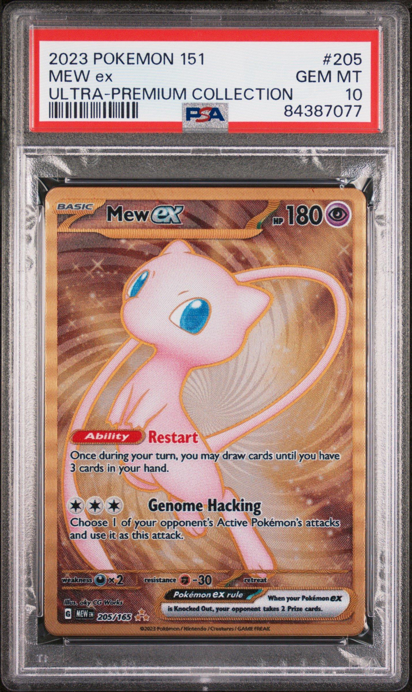 2023 Pokemon 151 Ultra-premium Collection 205 Mew Ex PSA 10 Graded