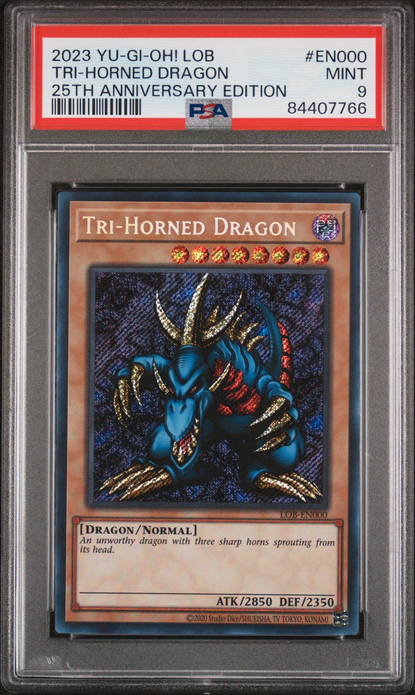 2023 Yu-gi-oh! Legend Of Blue Eyes White Dragon 25th Anniversary Edition En000 Tri PSA 9