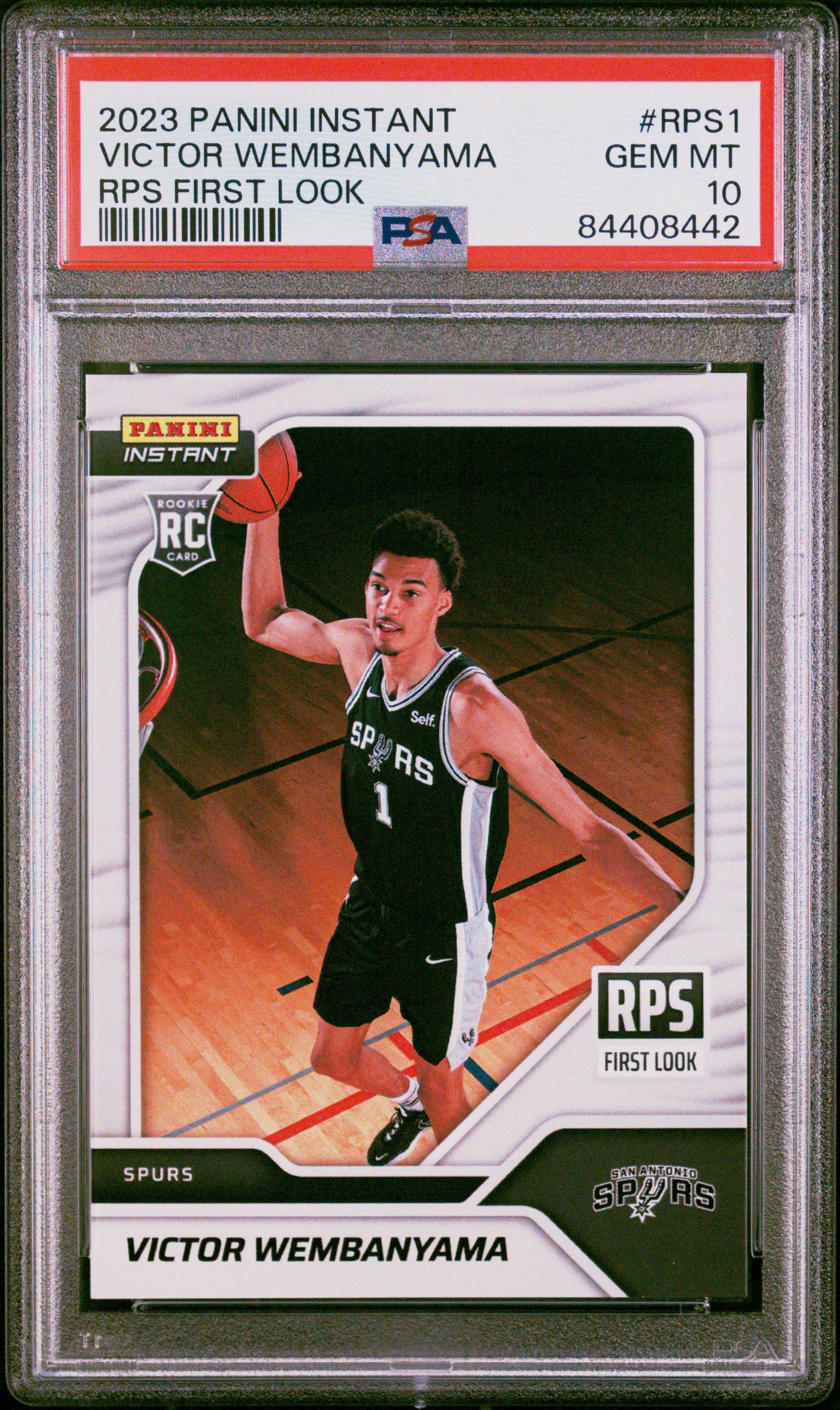 2023 Panini Instant Rps First Look Rps1 Victor Wembanyama PSA 10 
