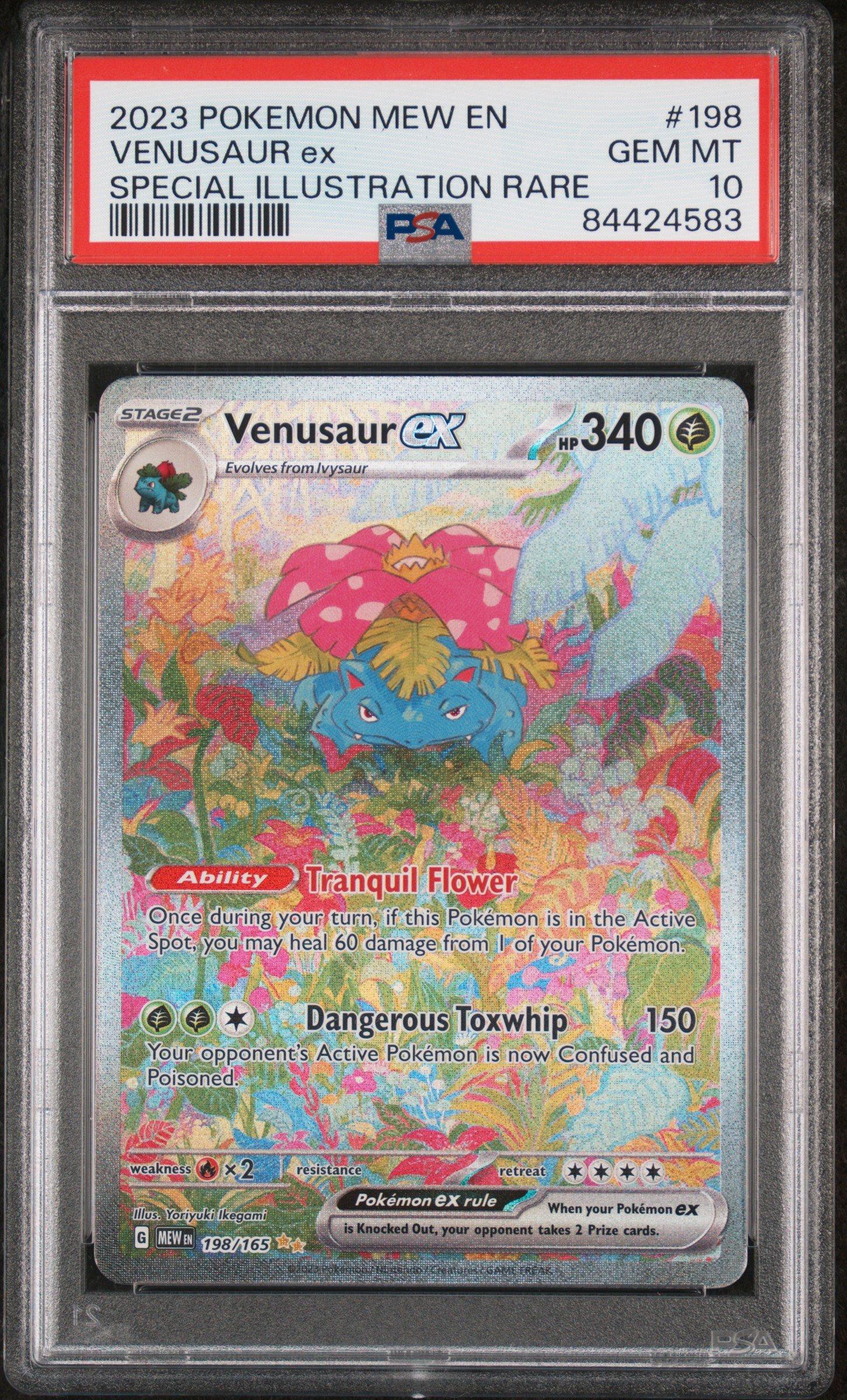 2023 Pokemon Mew En-151 198 Venusaur Ex Special Illustration Rare