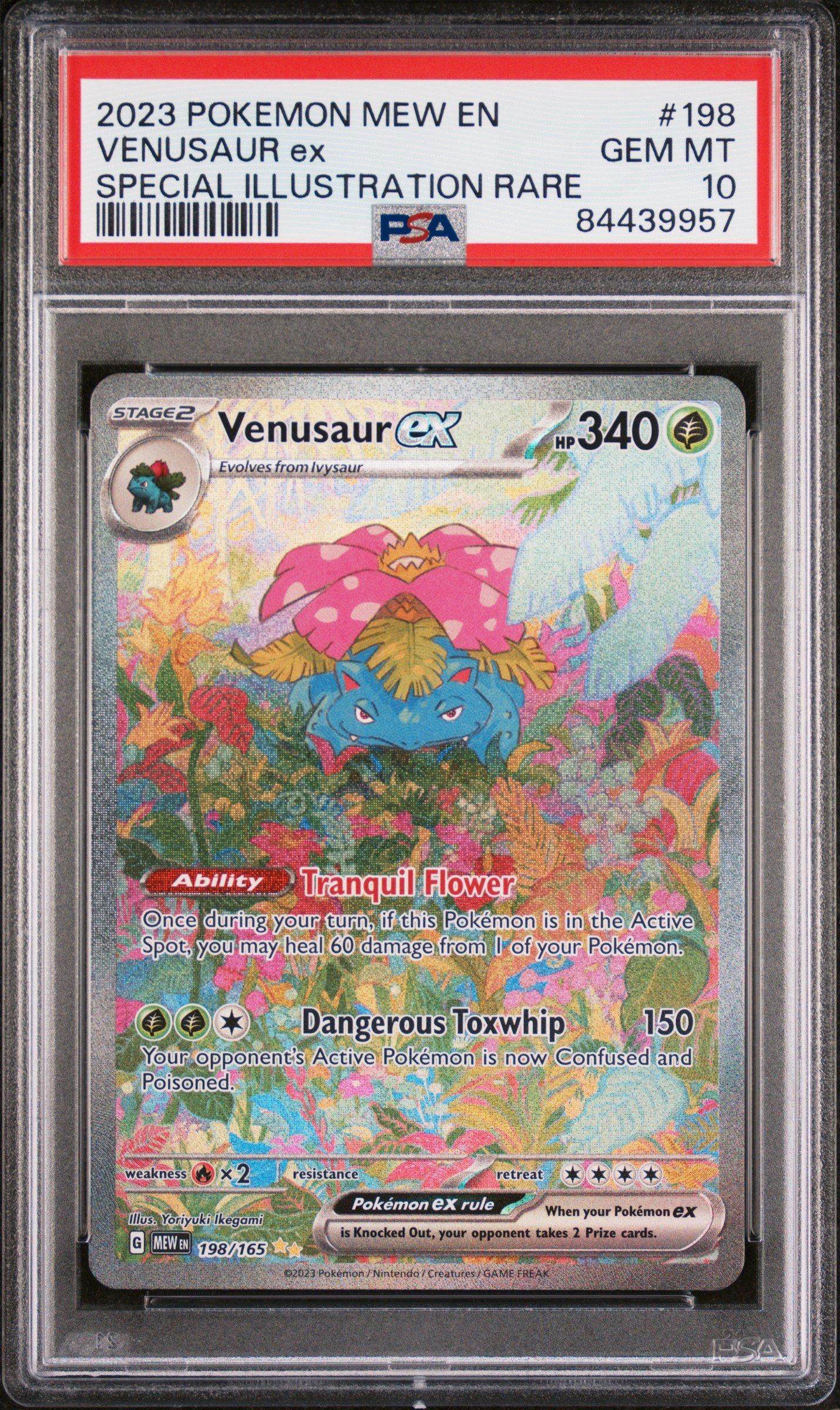 2023 Pokemon Mew En-151 198 Venusaur Ex Special Illustration Rare