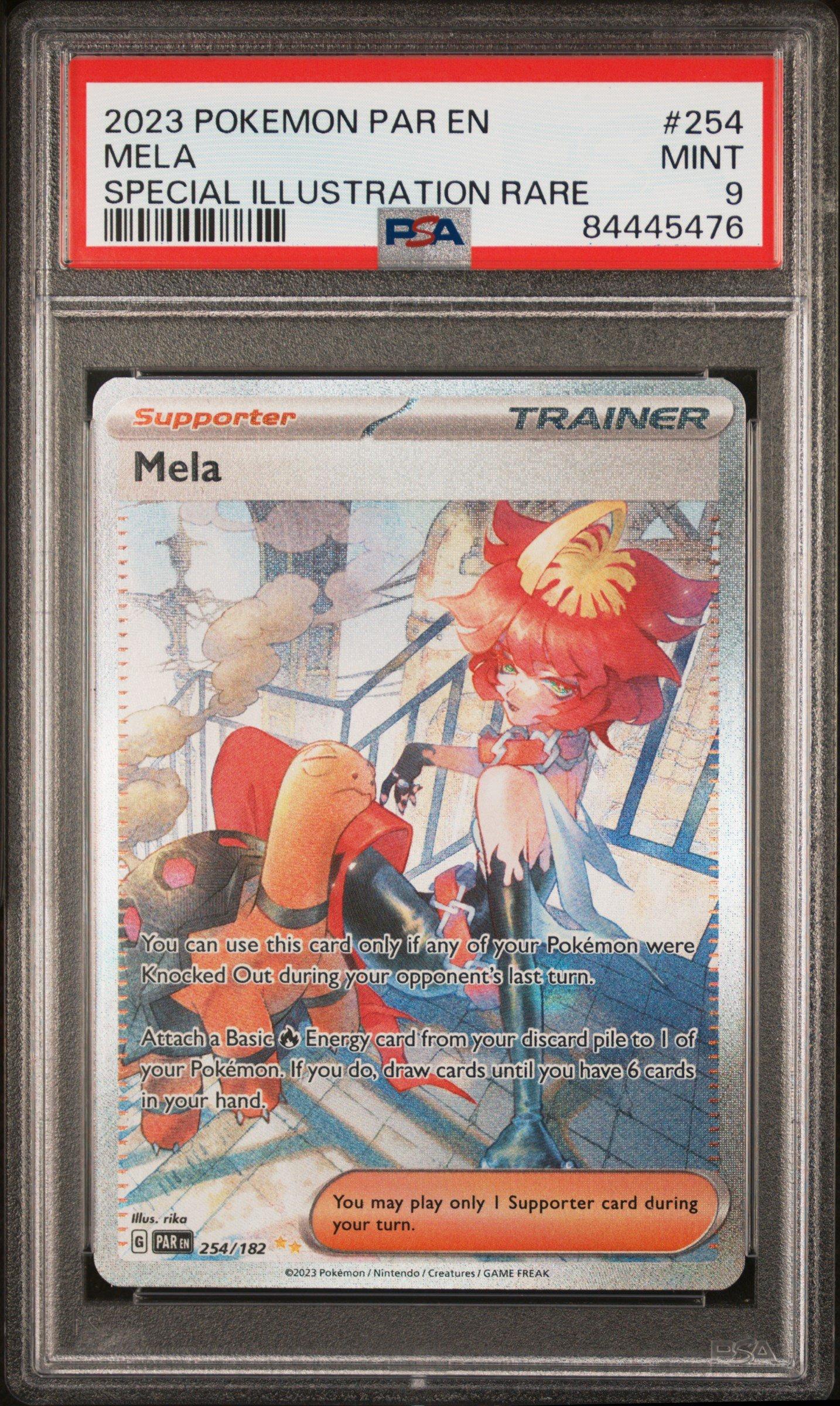 2023 Pokemon Par En-paradox Rift 254 Mela Special Illustration Rare PSA 9  Graded Card | GameStop