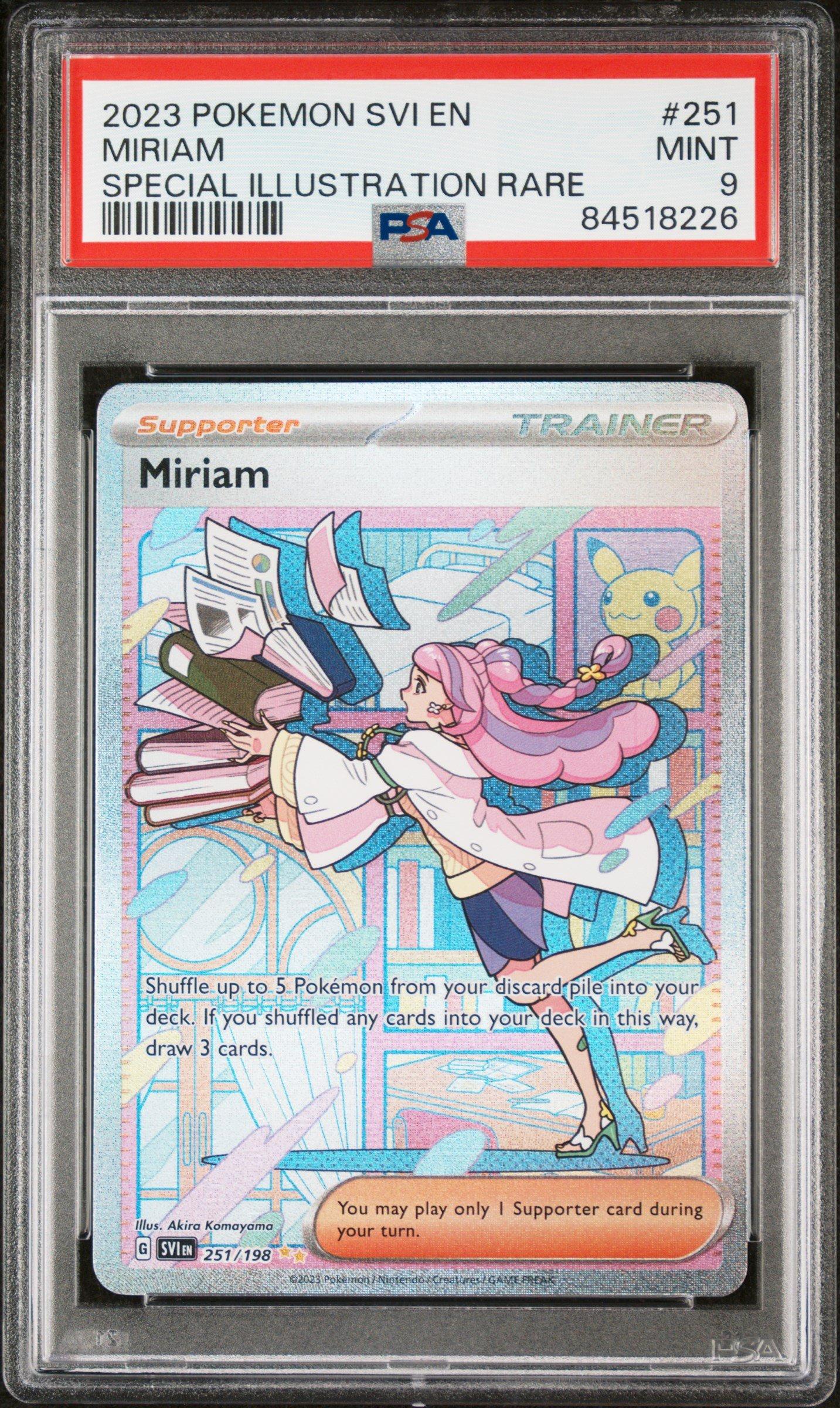 2023 Pokemon Svi En-scarlet & Violet 251 Miriam Special