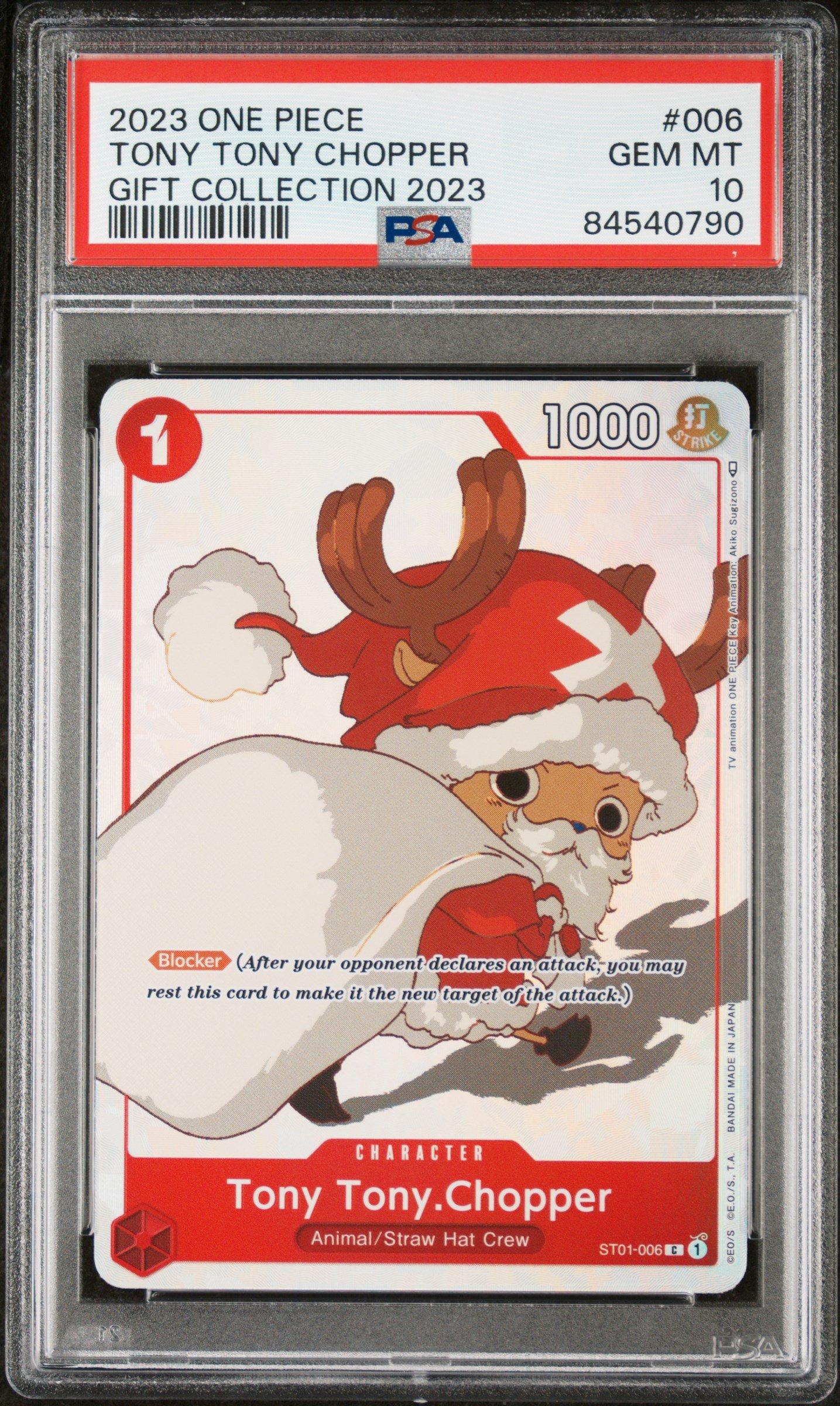 2023 One Piece Gift Collection 2023 006 Tony Tony Chopper PSA 10