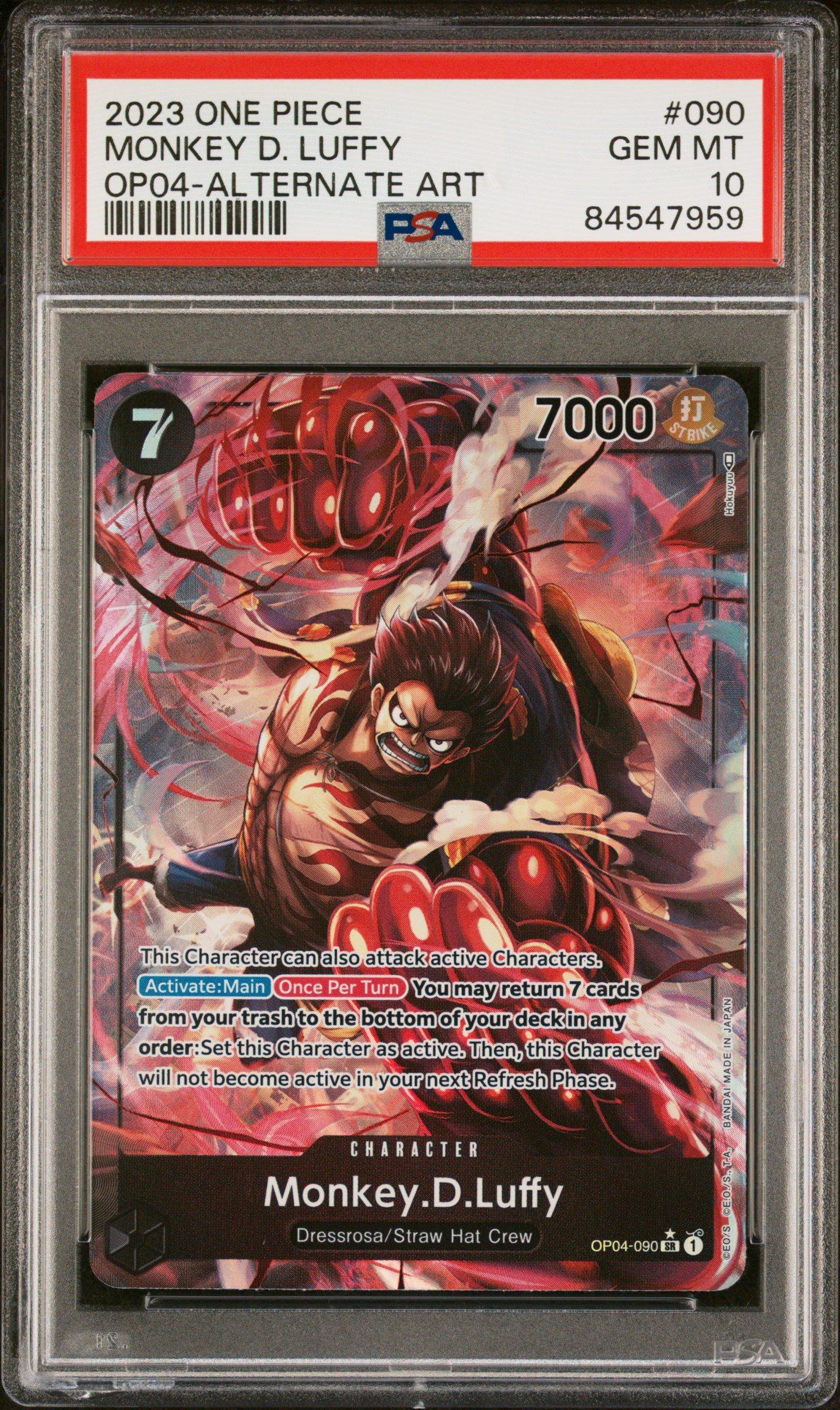 2023 One Piece Op04-kingdoms Of Intrigue 090 Monkey D. Luffy