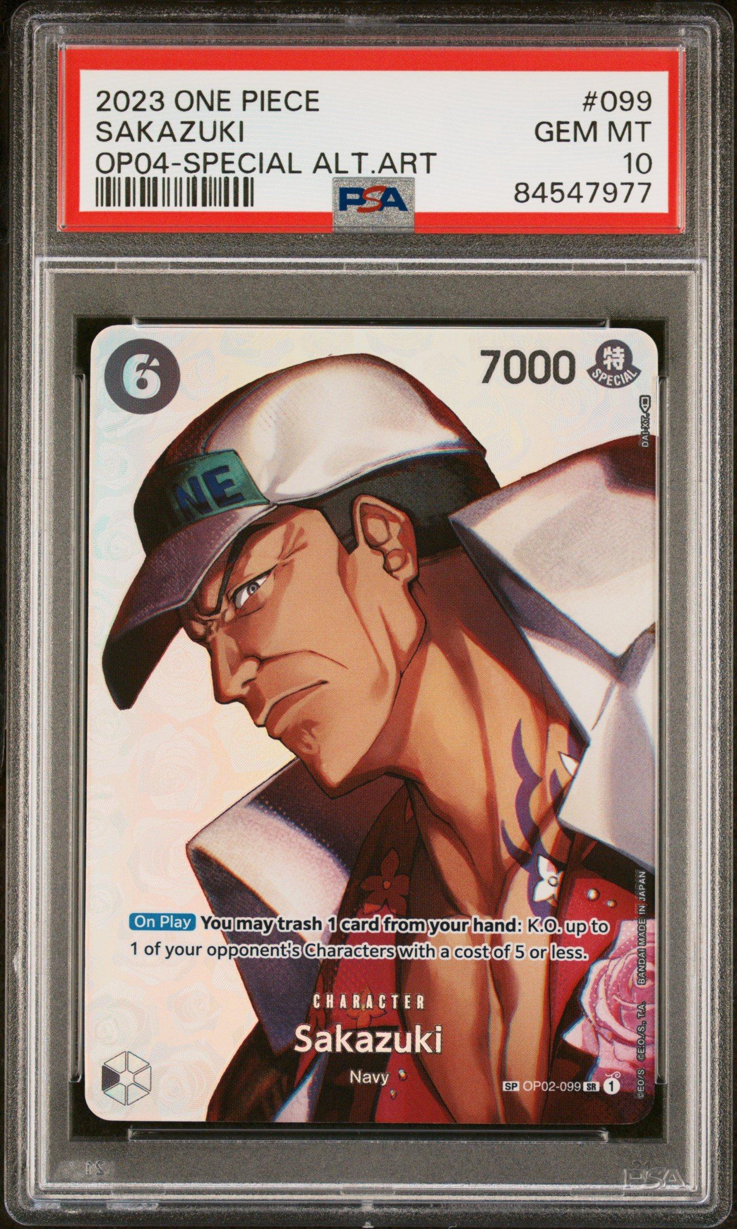 2023 One Piece Kingdoms Of Intrigue 099 Sakazuki Special Alternate 