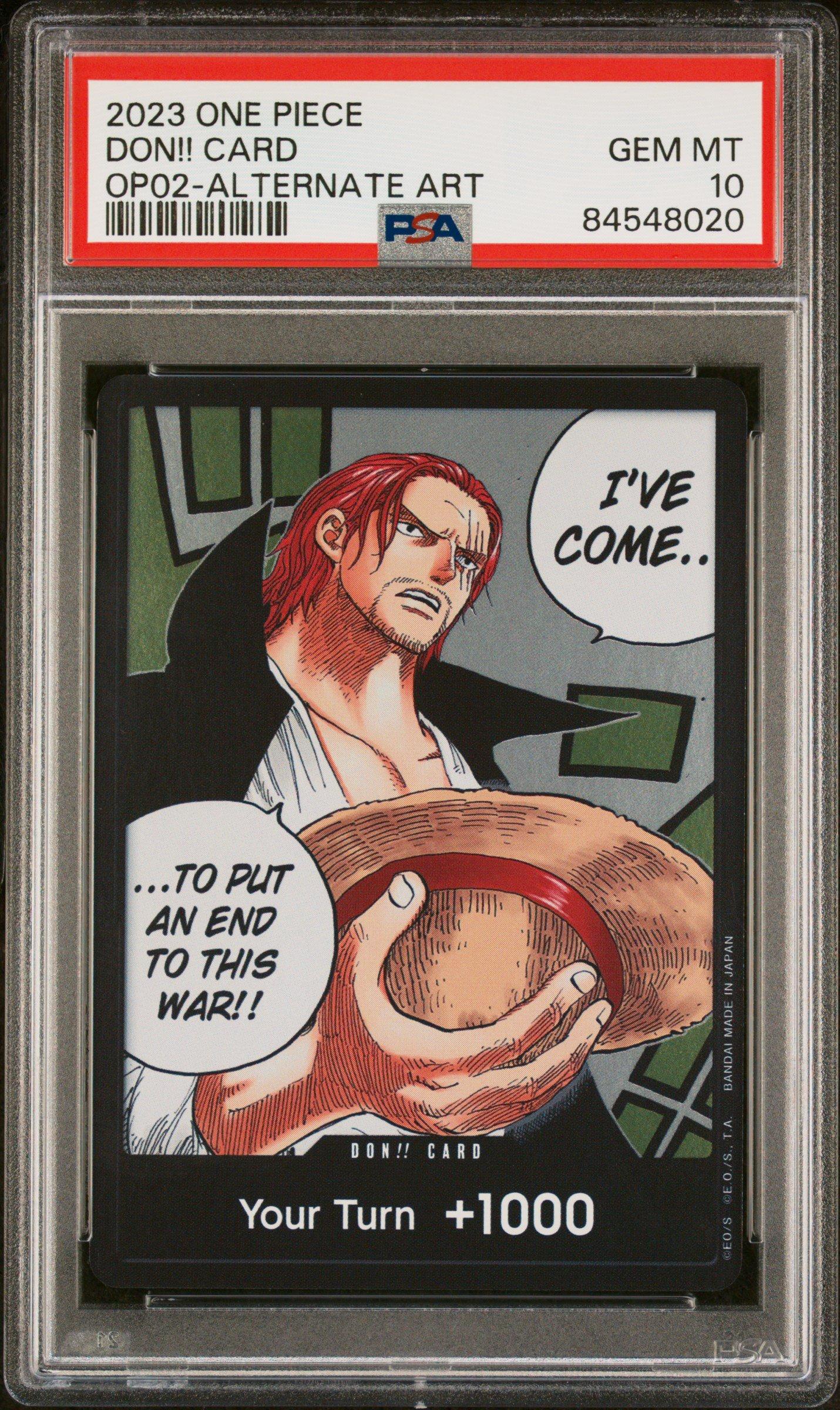 CSドンカード 2023 PSA10 2023 One Piece Paramount War Don!! Card Alternate Art PSA 10