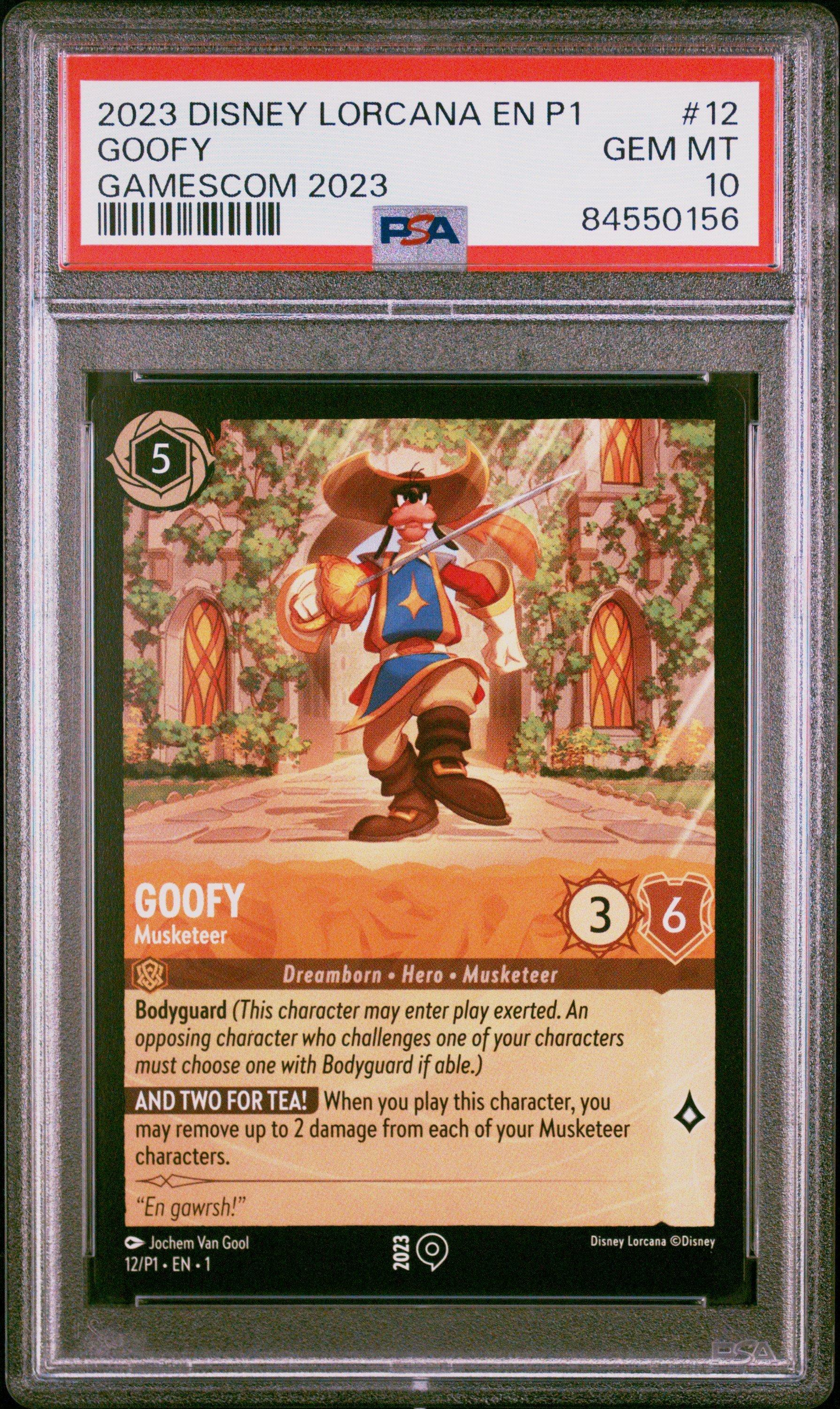 2023 Disney Lorcana En P1-promo 12 Goofy - Musketeer Gamescom 2023