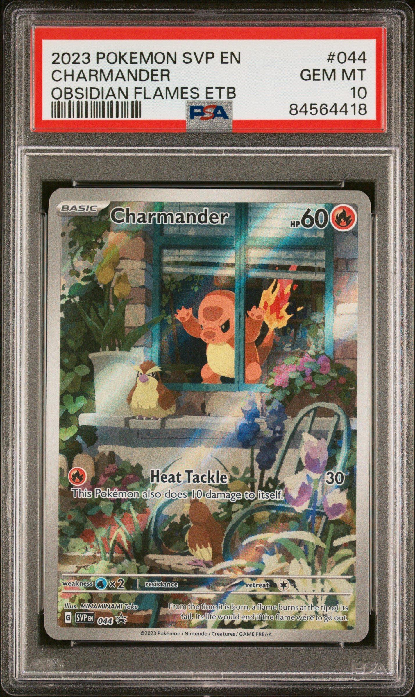 2023 Pokemon Svp En-sv Black Star Promo 044 Charmander Obsidian